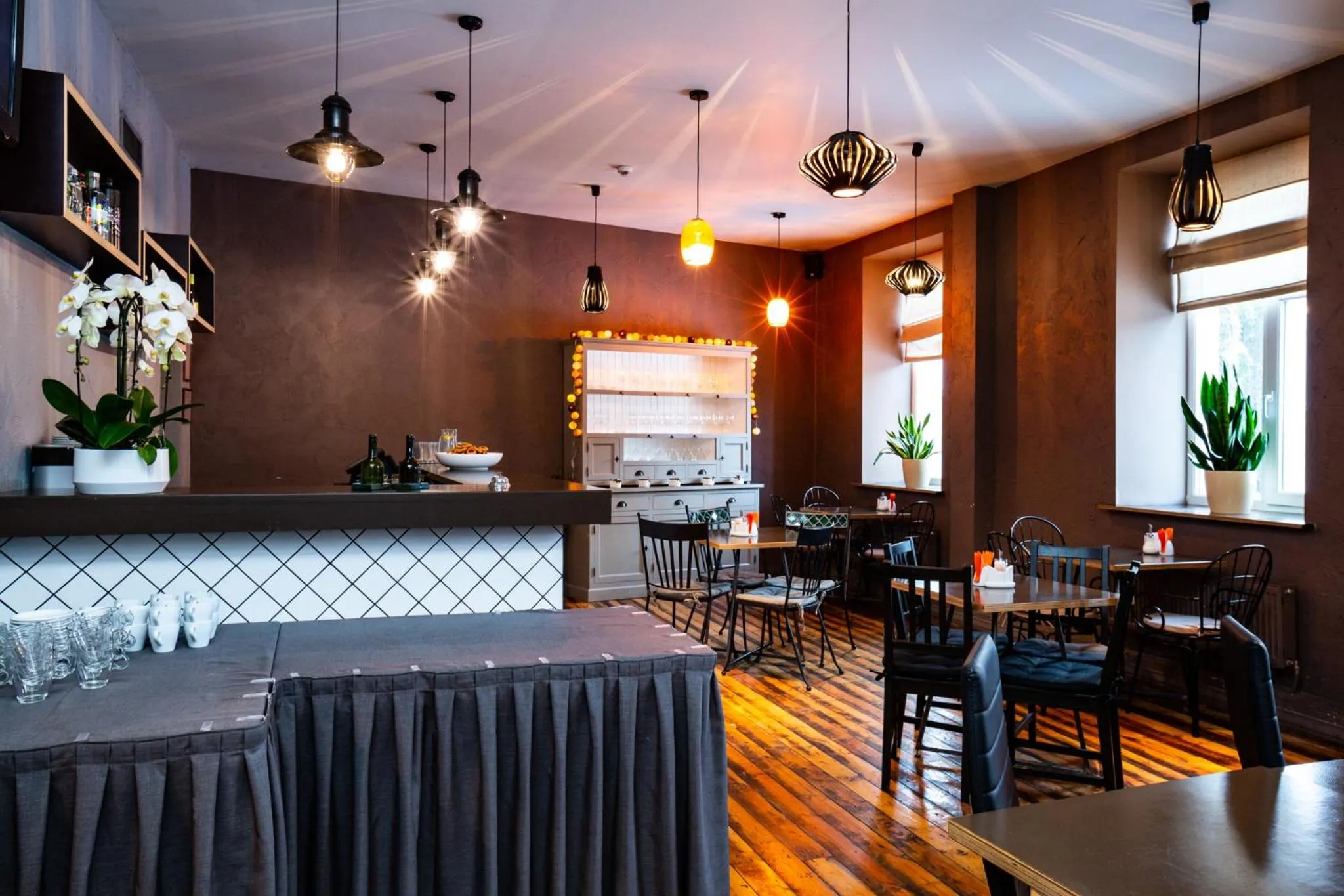 Dining area in PRIMO Hotel Riga