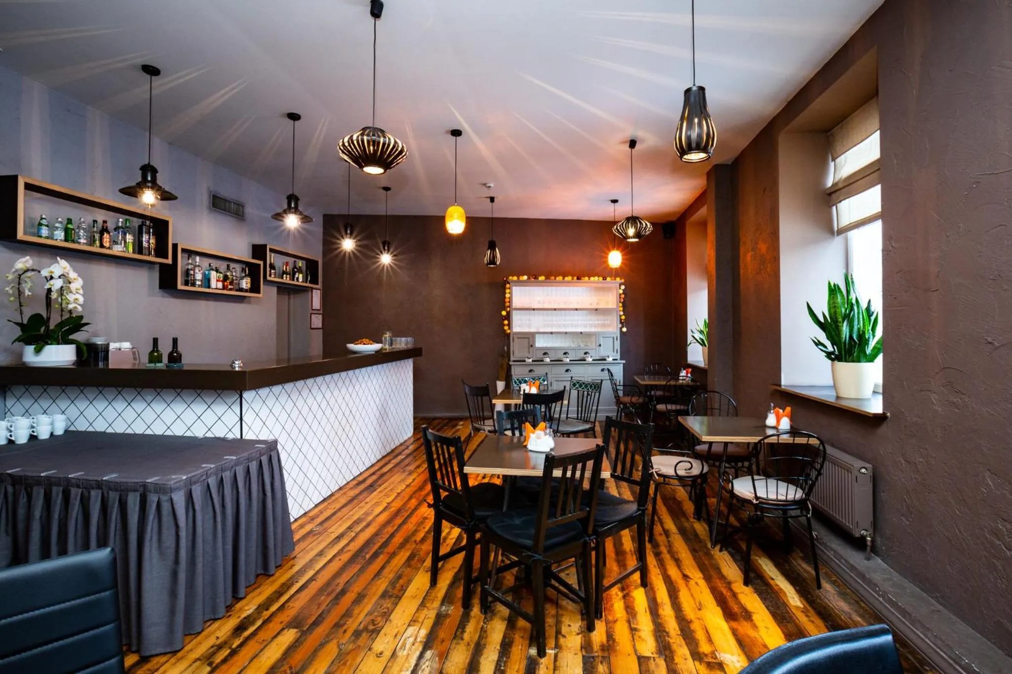 Dining area in PRIMO Hotel Riga