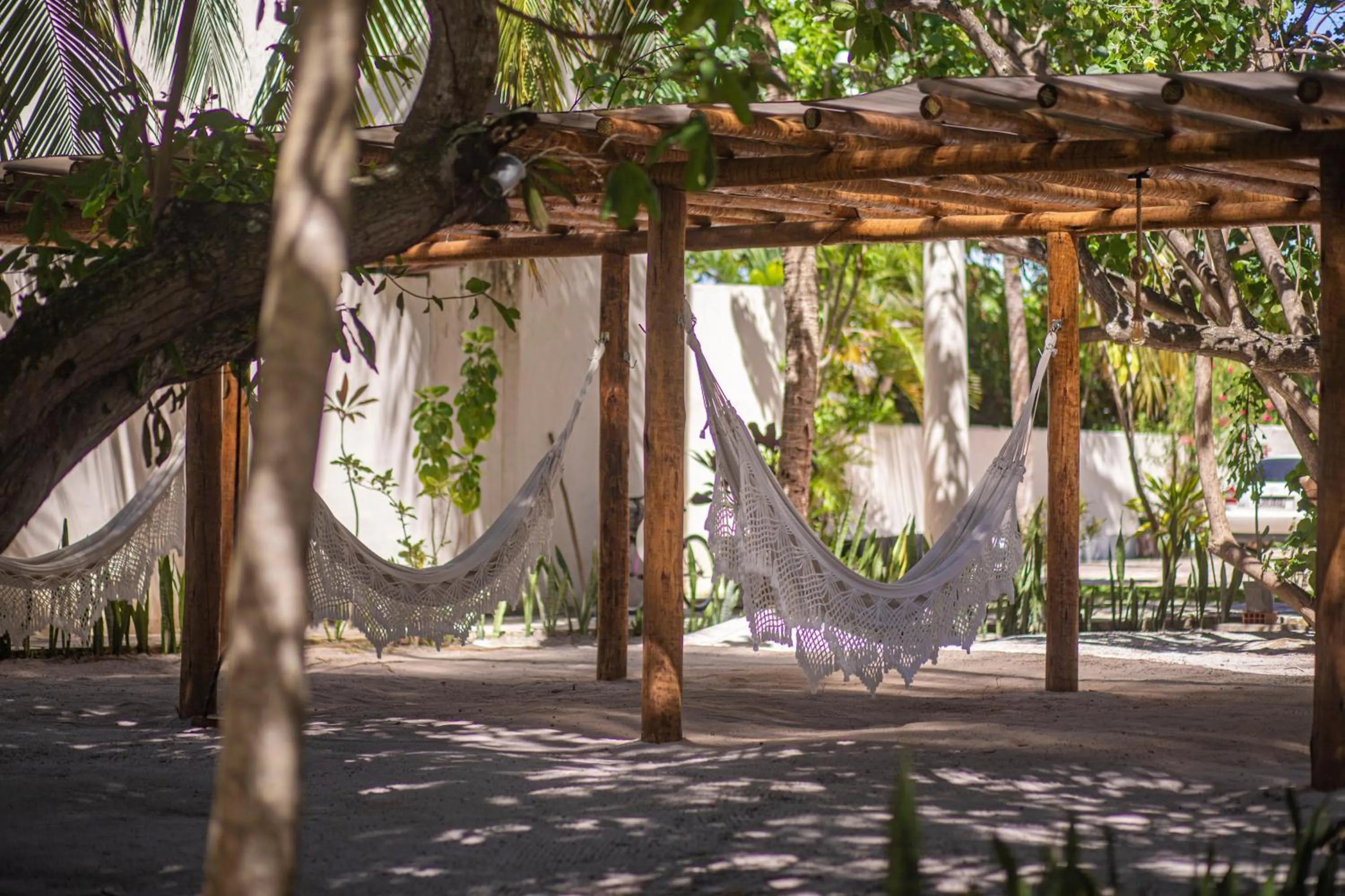 Seating area in Pousada Ponta de Mangue