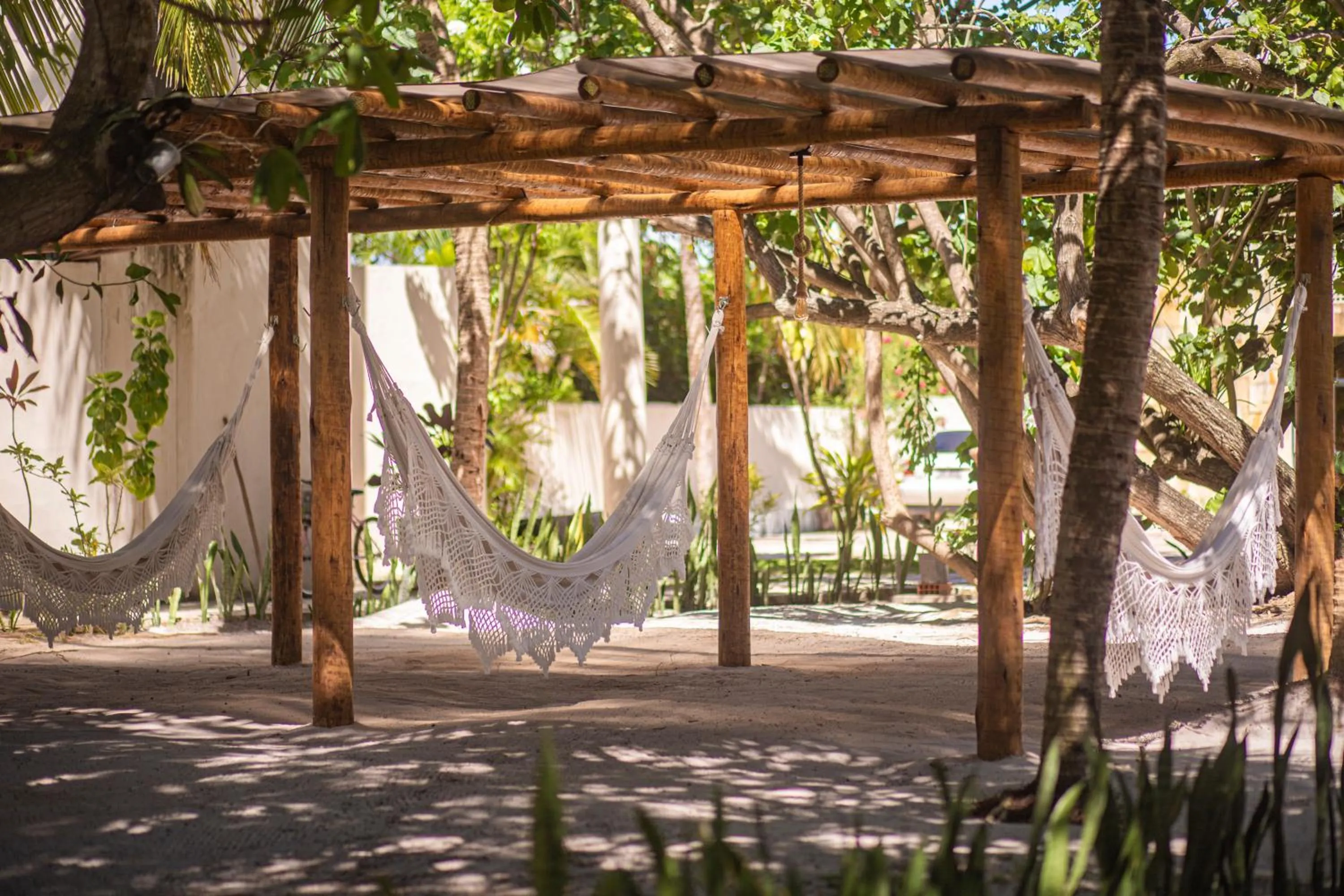Seating area in Pousada Ponta de Mangue