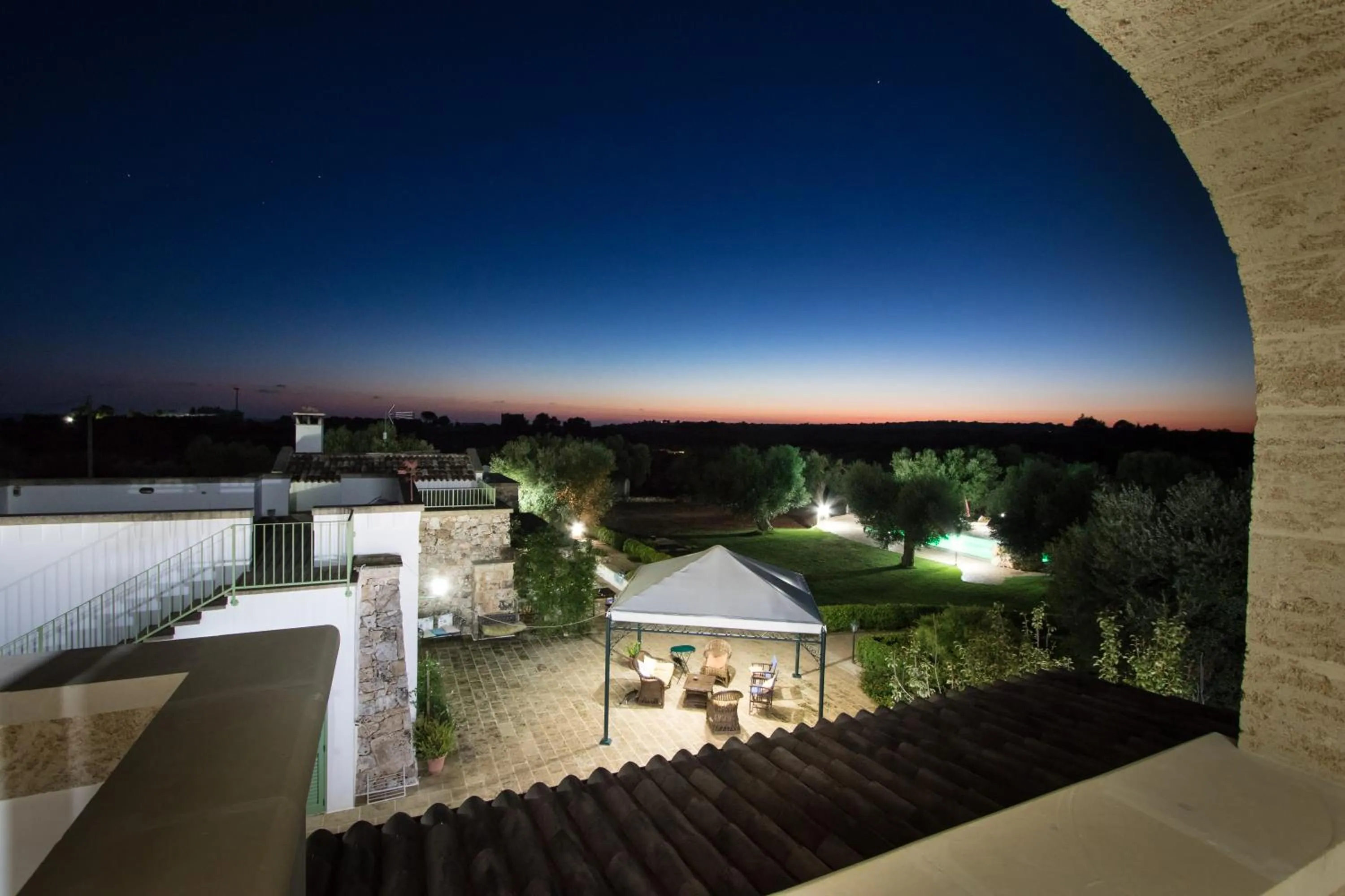 Garden view in Casale de li Canti