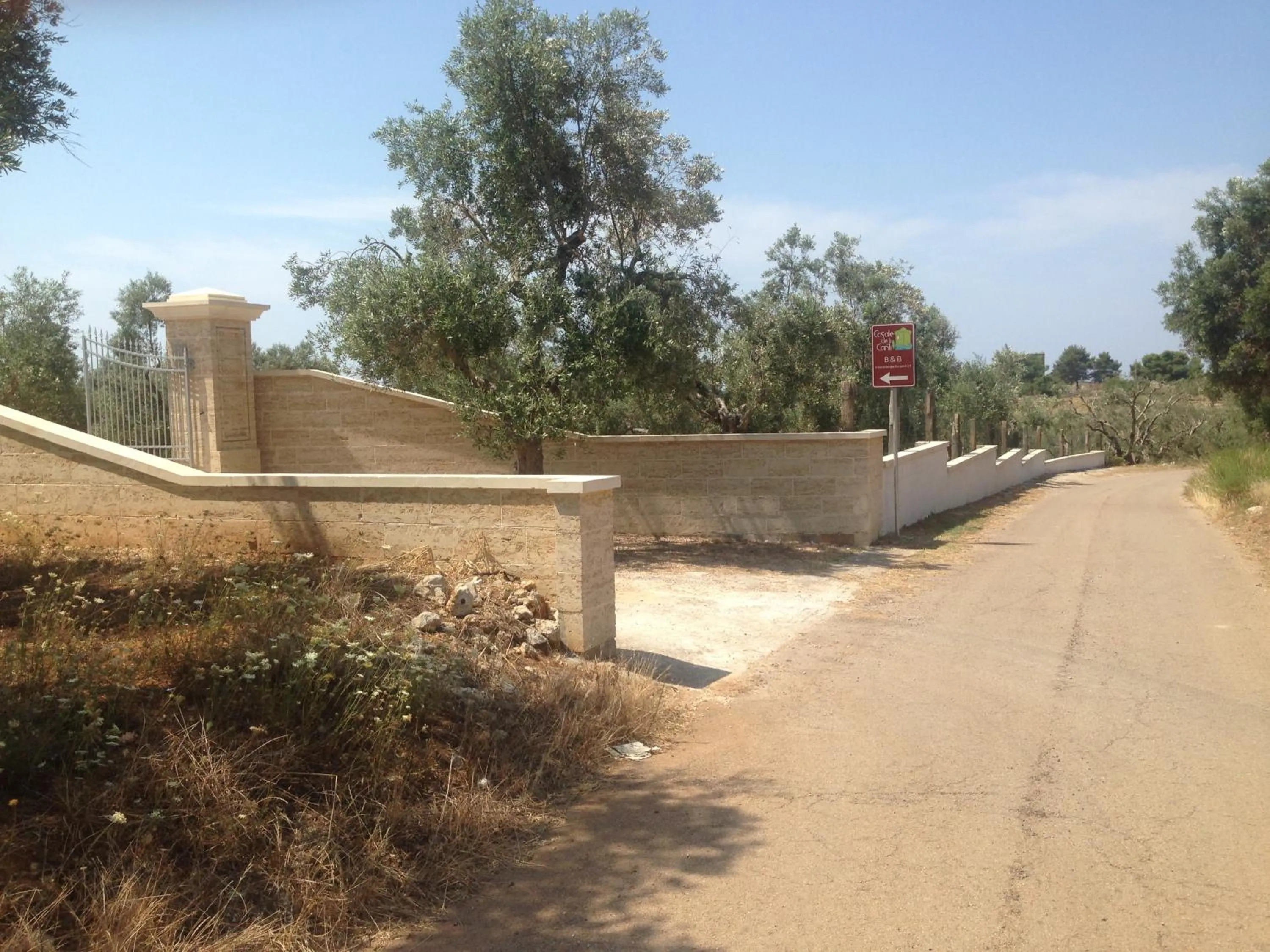 Facade/entrance in Casale de li Canti