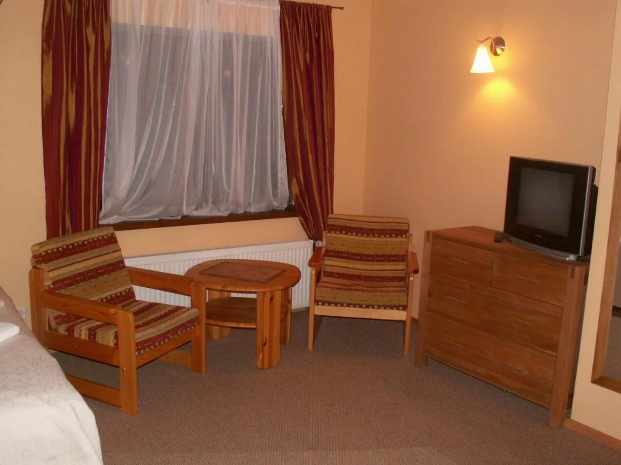 Seating area, Bed in Meža Salas