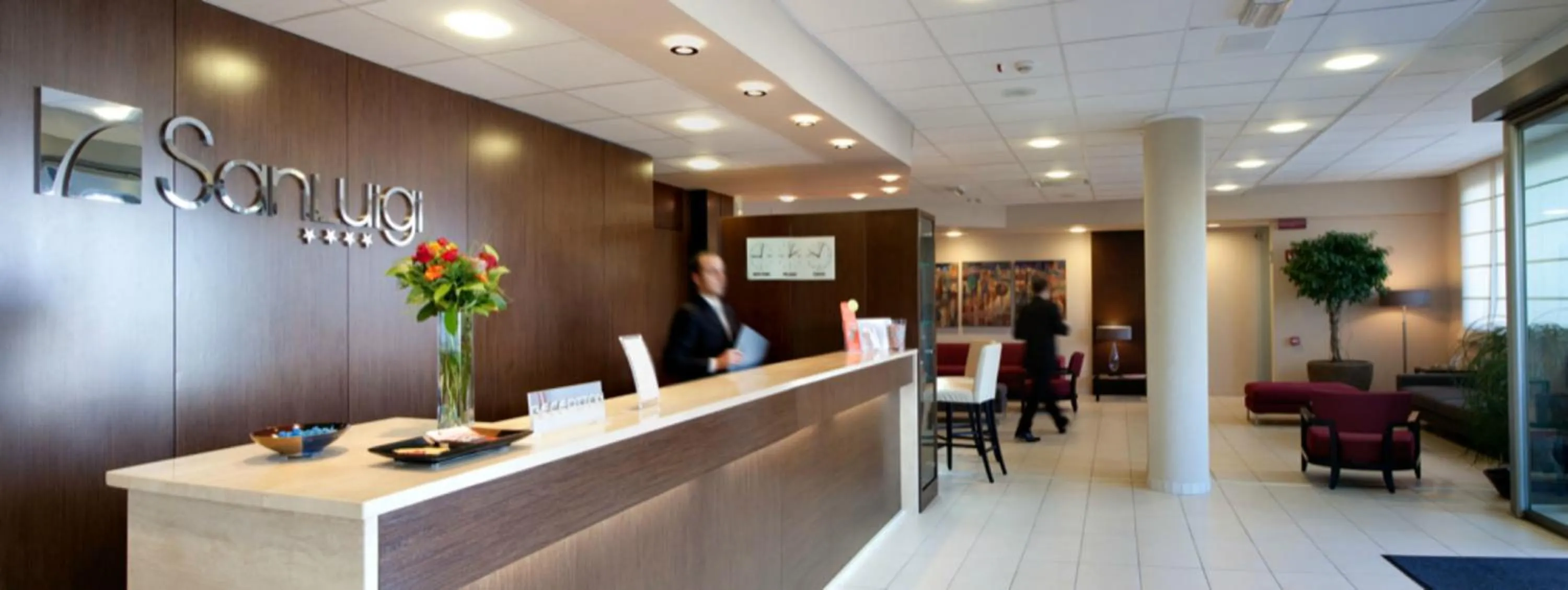 Lobby or reception in Torino Hotel San Luigi - Ristorante Trait d'Union