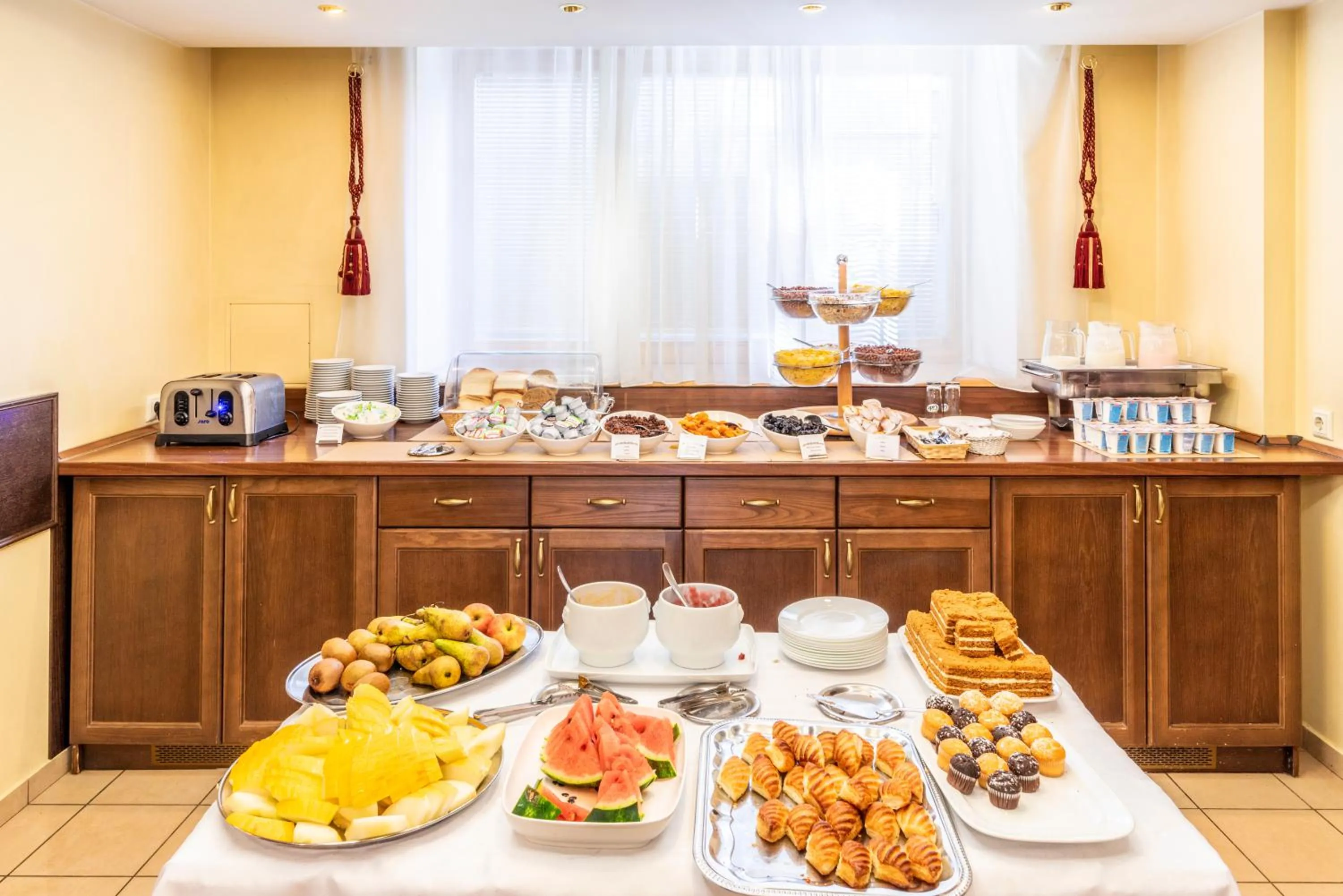 Buffet breakfast in Rixwell Old Riga Palace Hotel