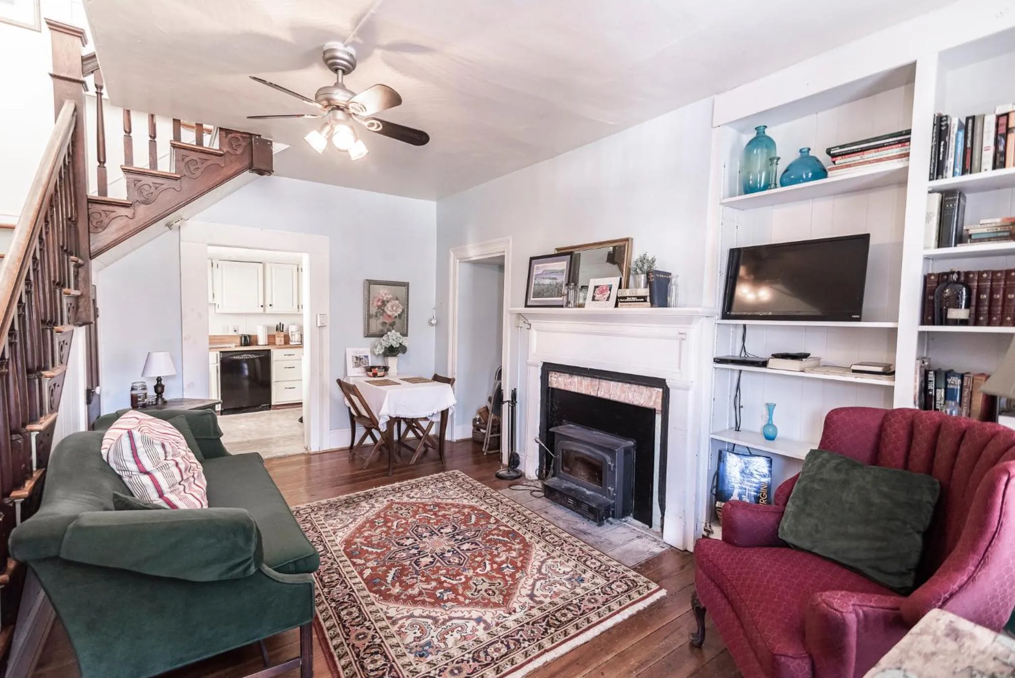 Living room in Armory Quarters A