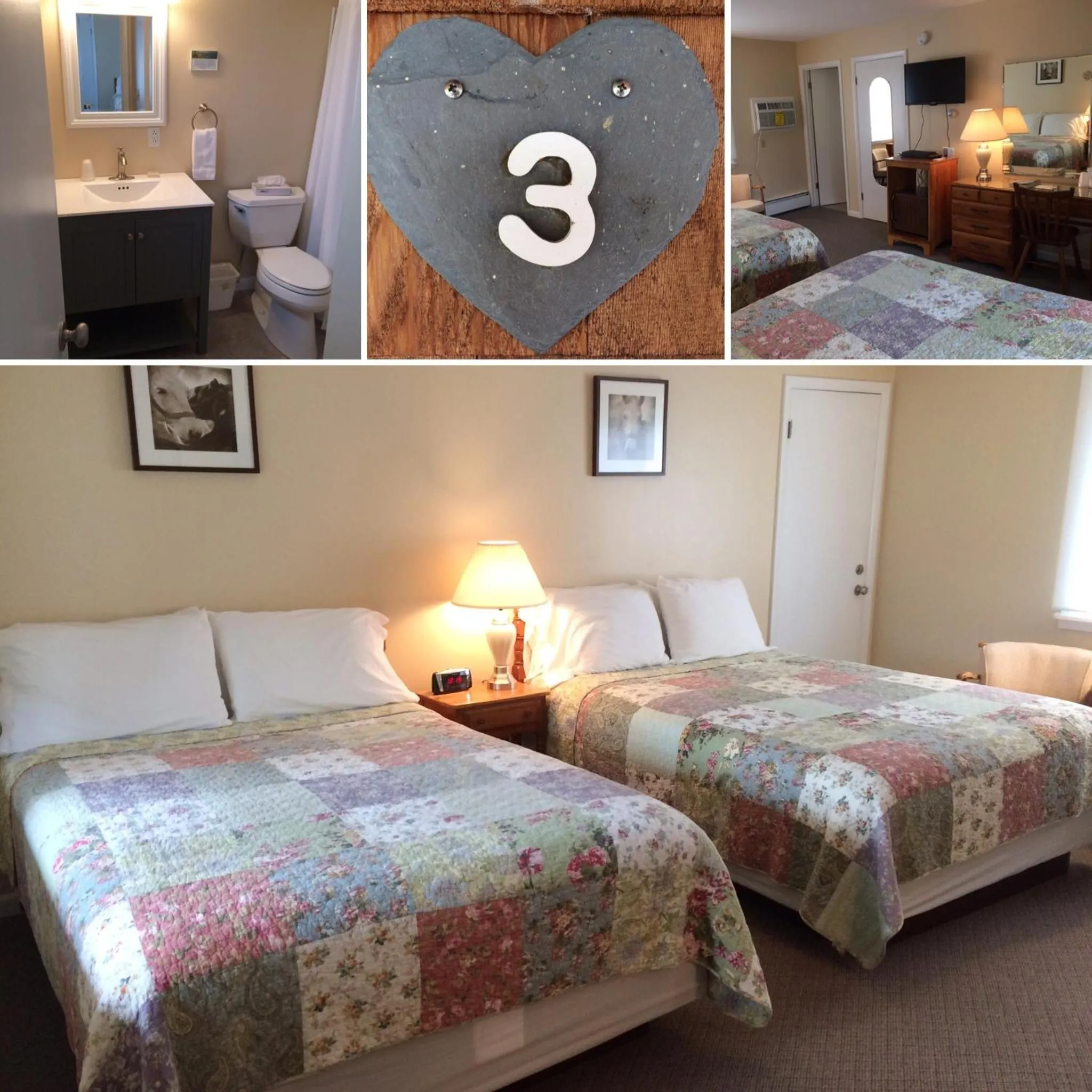 Bed in Aerie Inn of Vermont