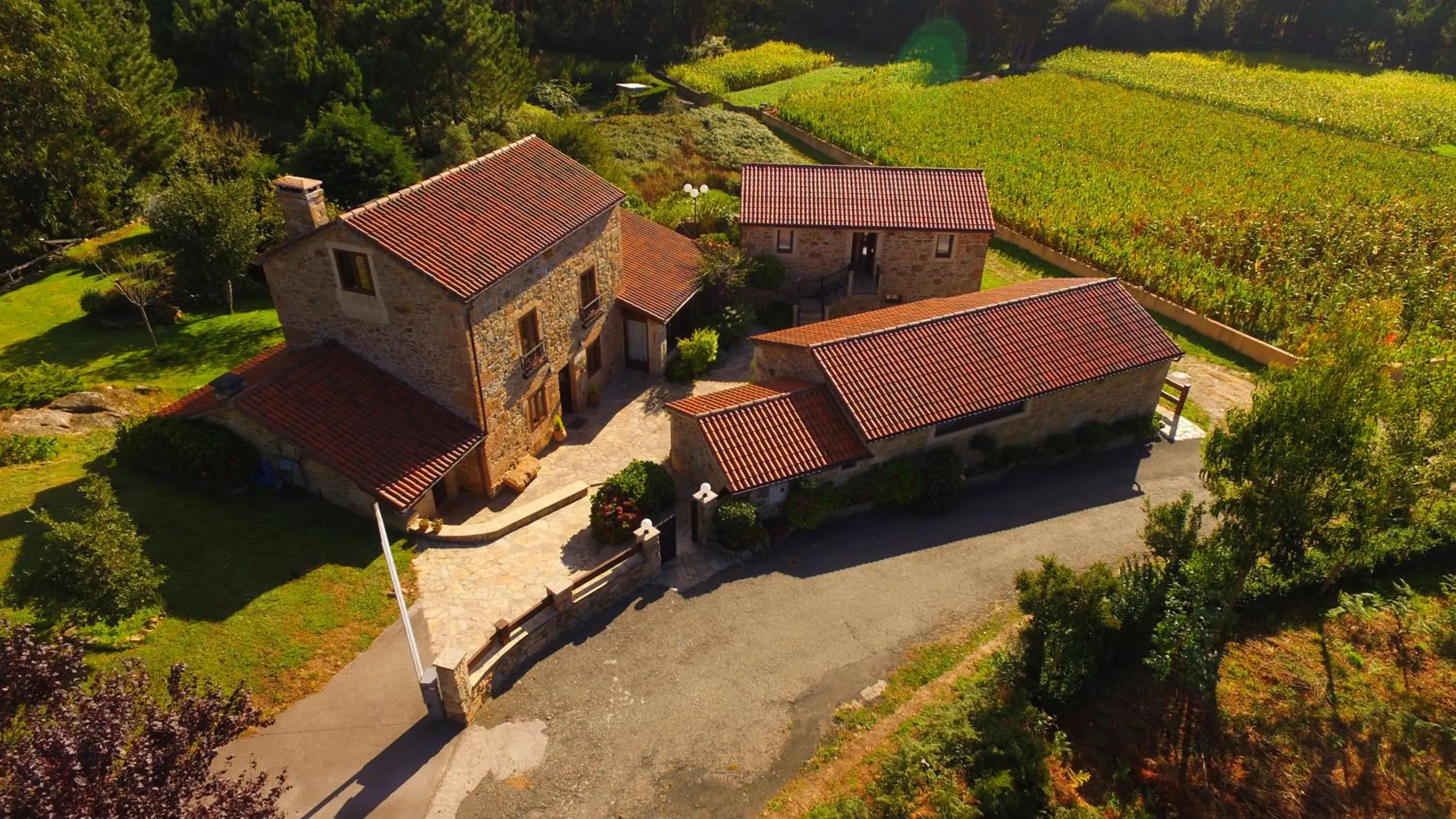 Bird's eye view in Hotel Rustico Lugar Do Cotariño