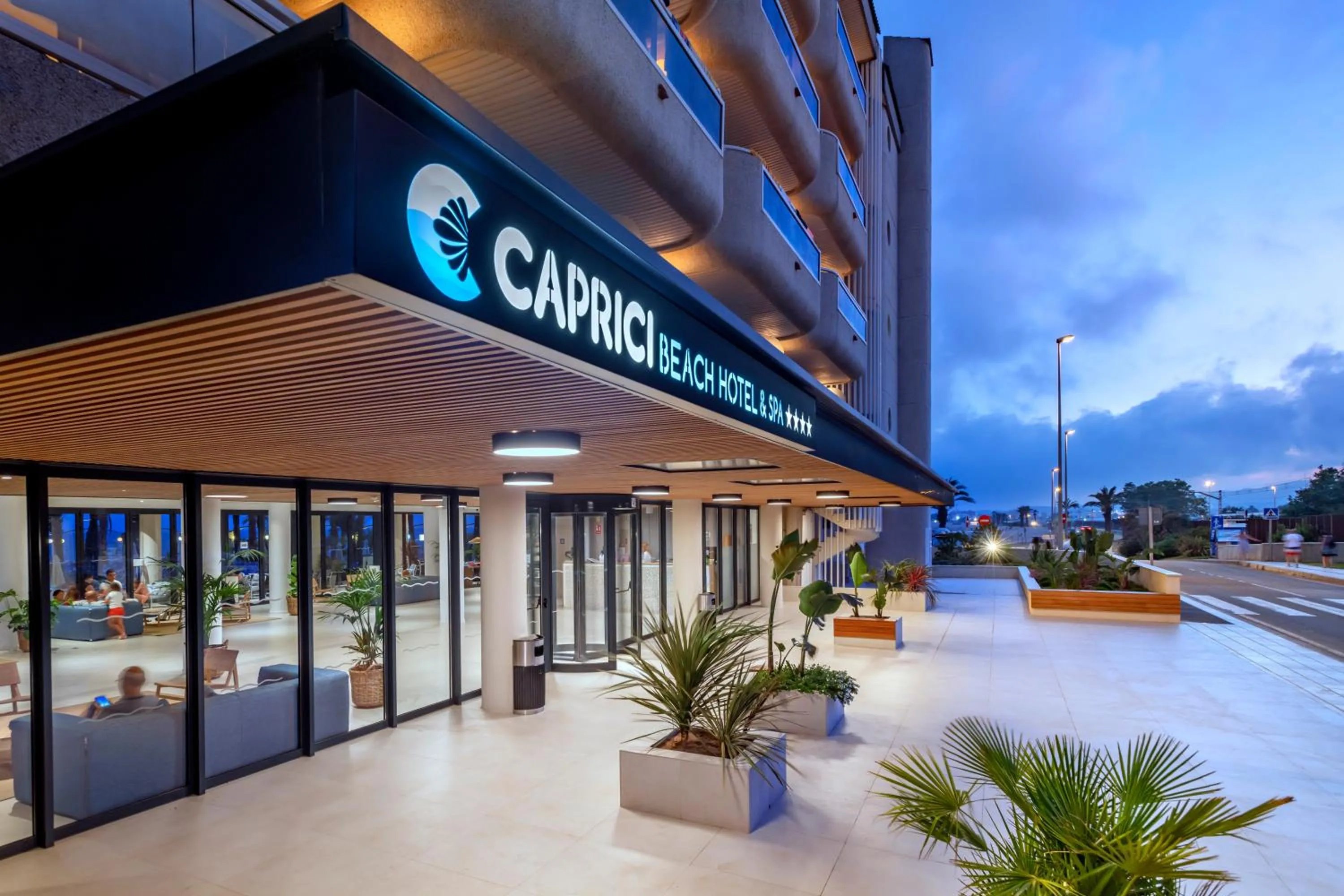 Property building in Caprici Beach Hotel & Spa