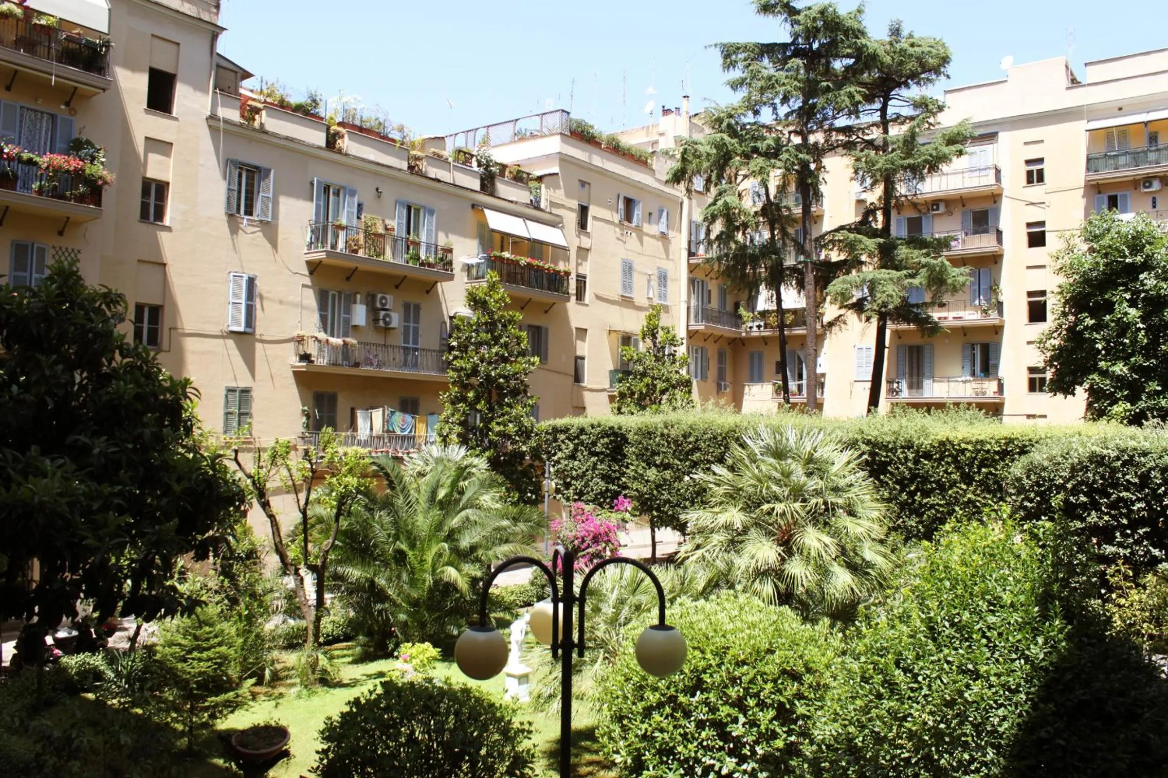 Garden view in Raphael Rooms