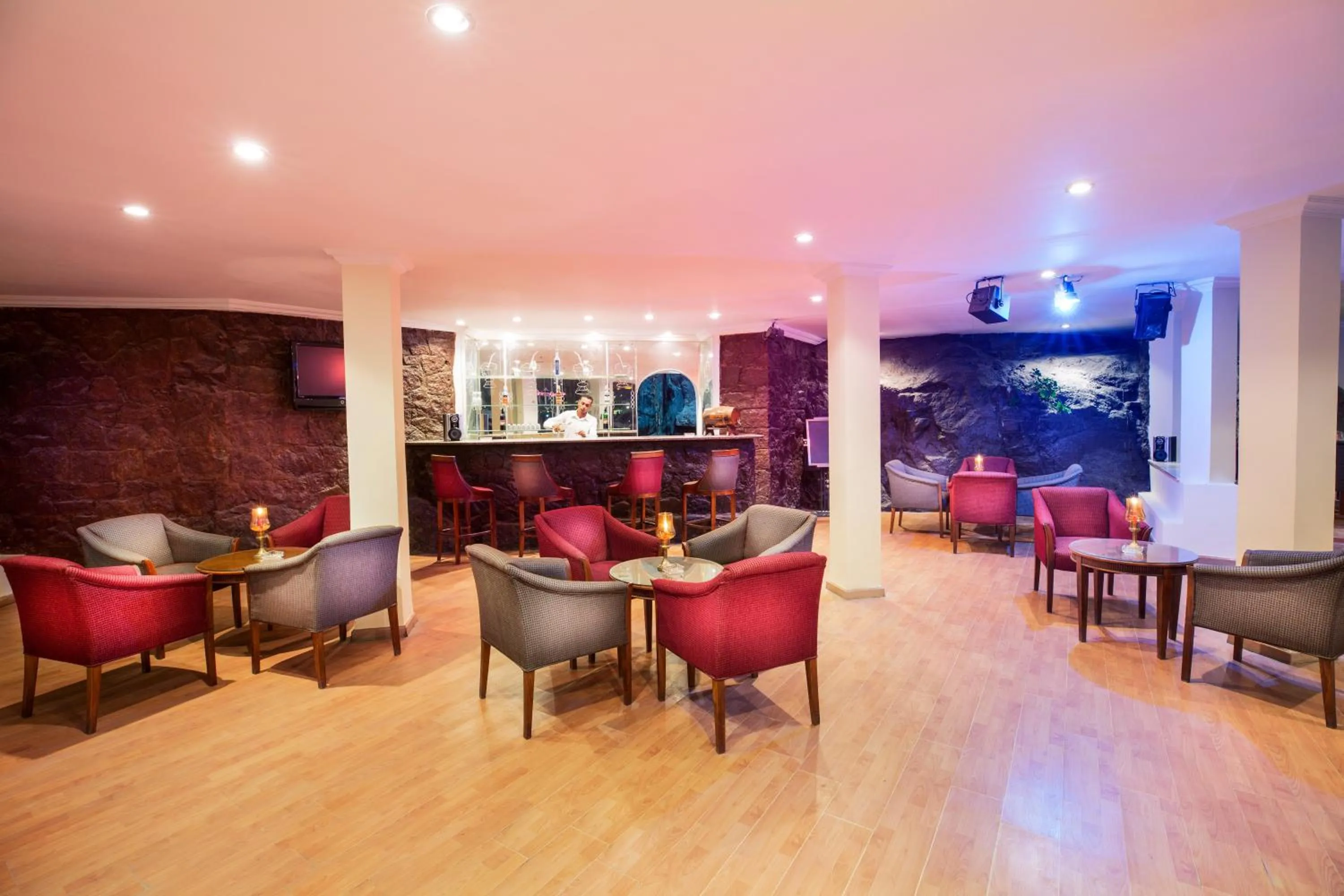 Lounge or bar in Obelisk Nile Hotel Aswan