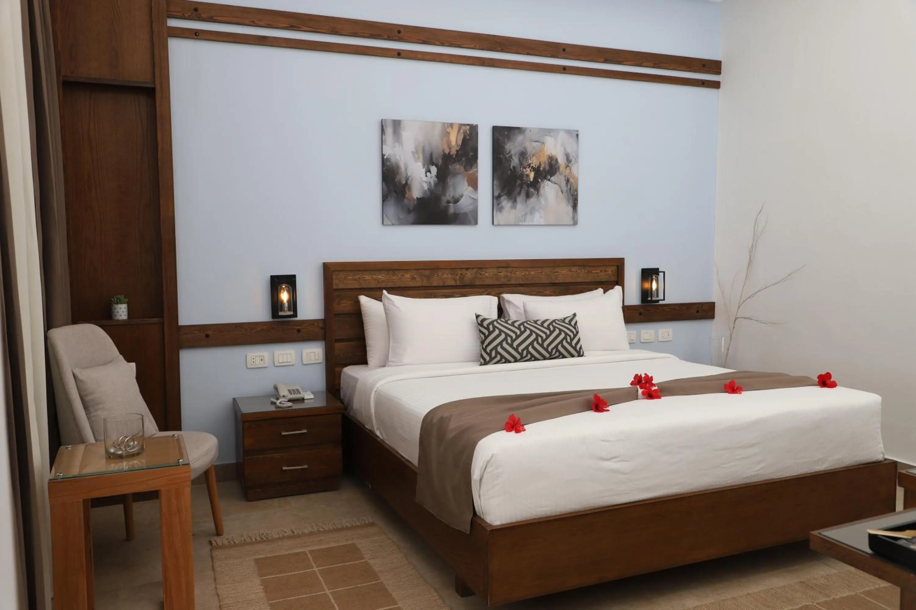 Bedroom, Bed in Obelisk Nile Hotel Aswan