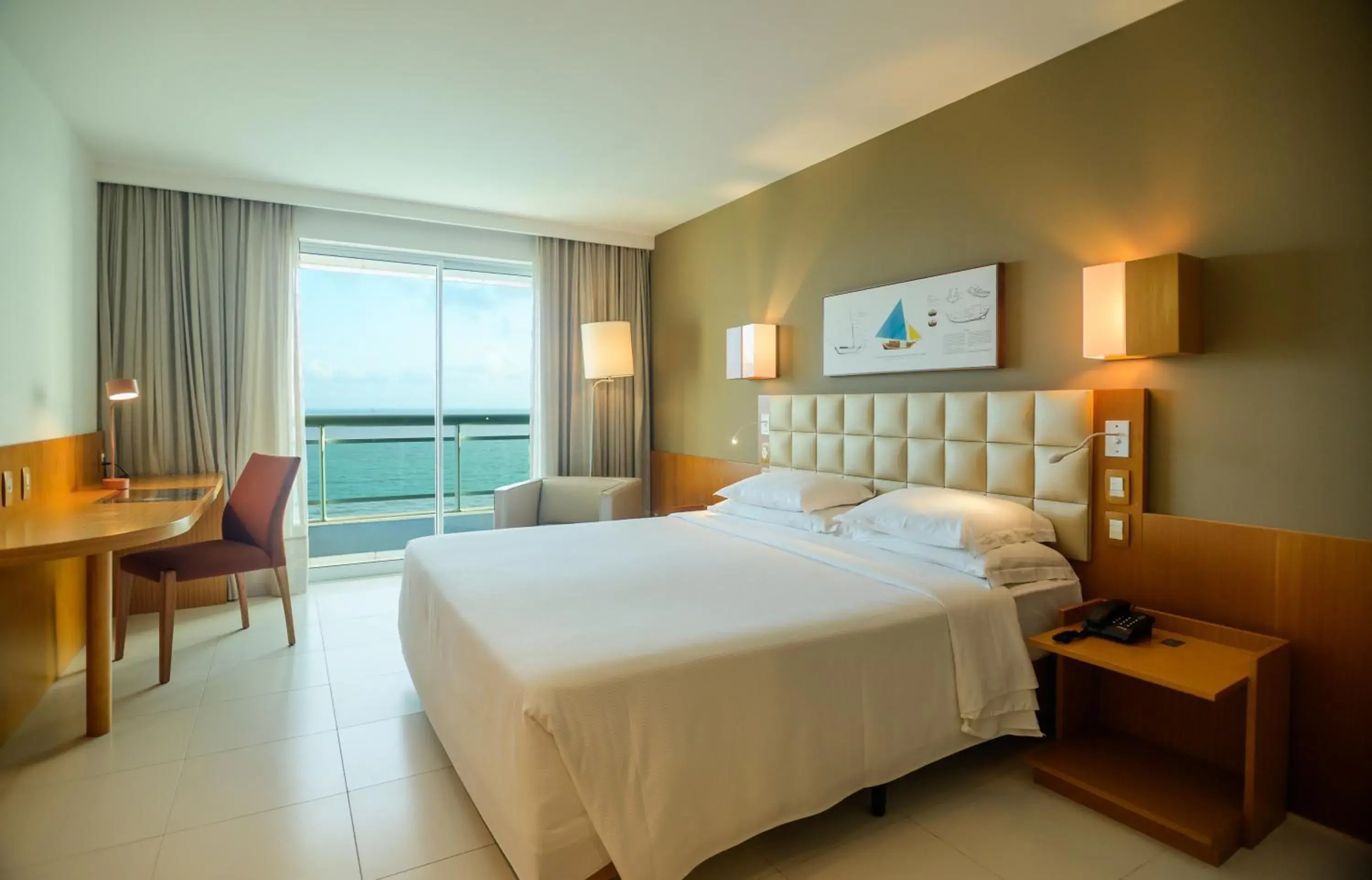 Junior Suite with Sea View in Hotel Luzeiros São Luis Junior Suite with Sea View in Hotel Luzeiros São Luis