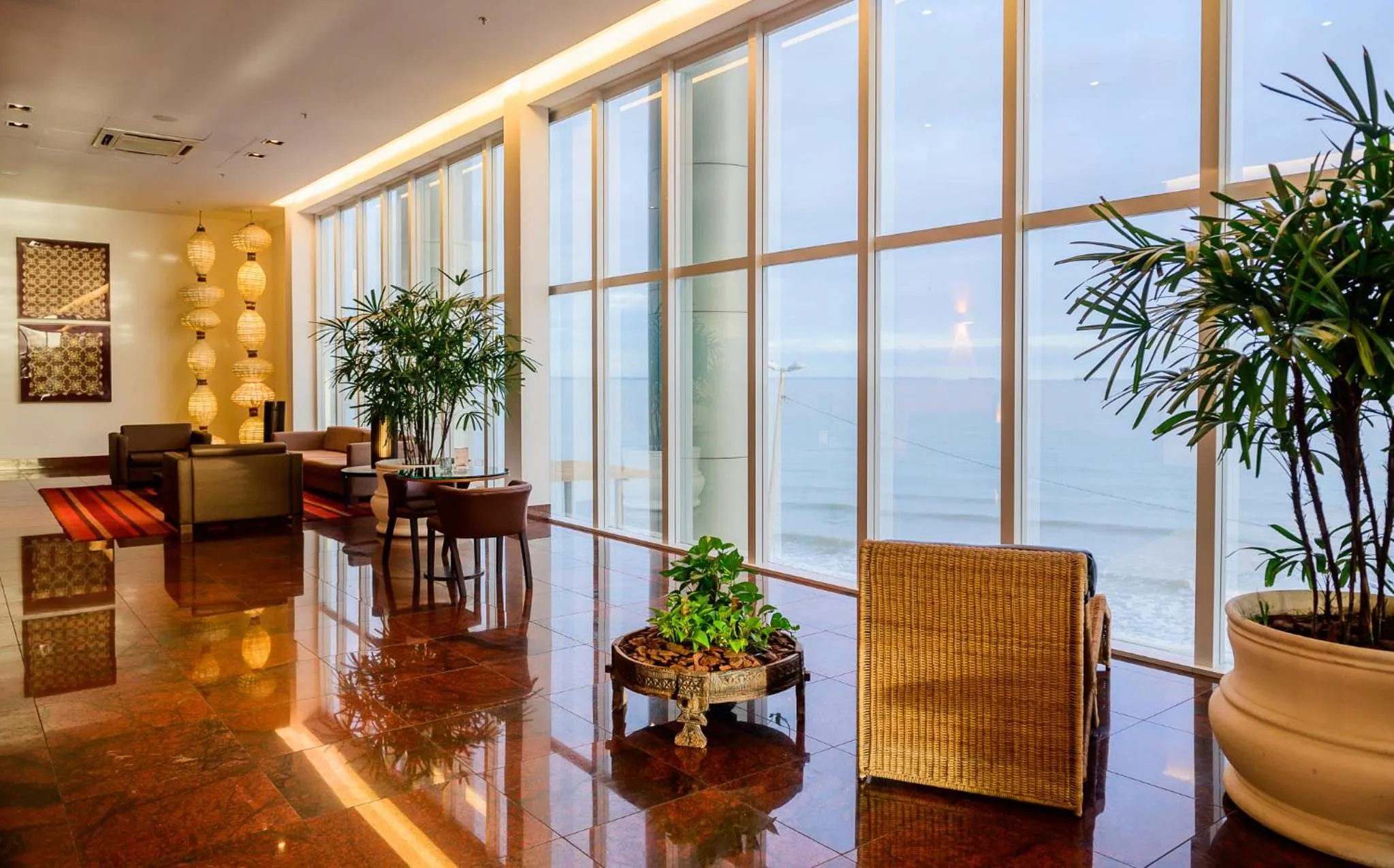 Lobby or reception in Hotel Luzeiros São Luis