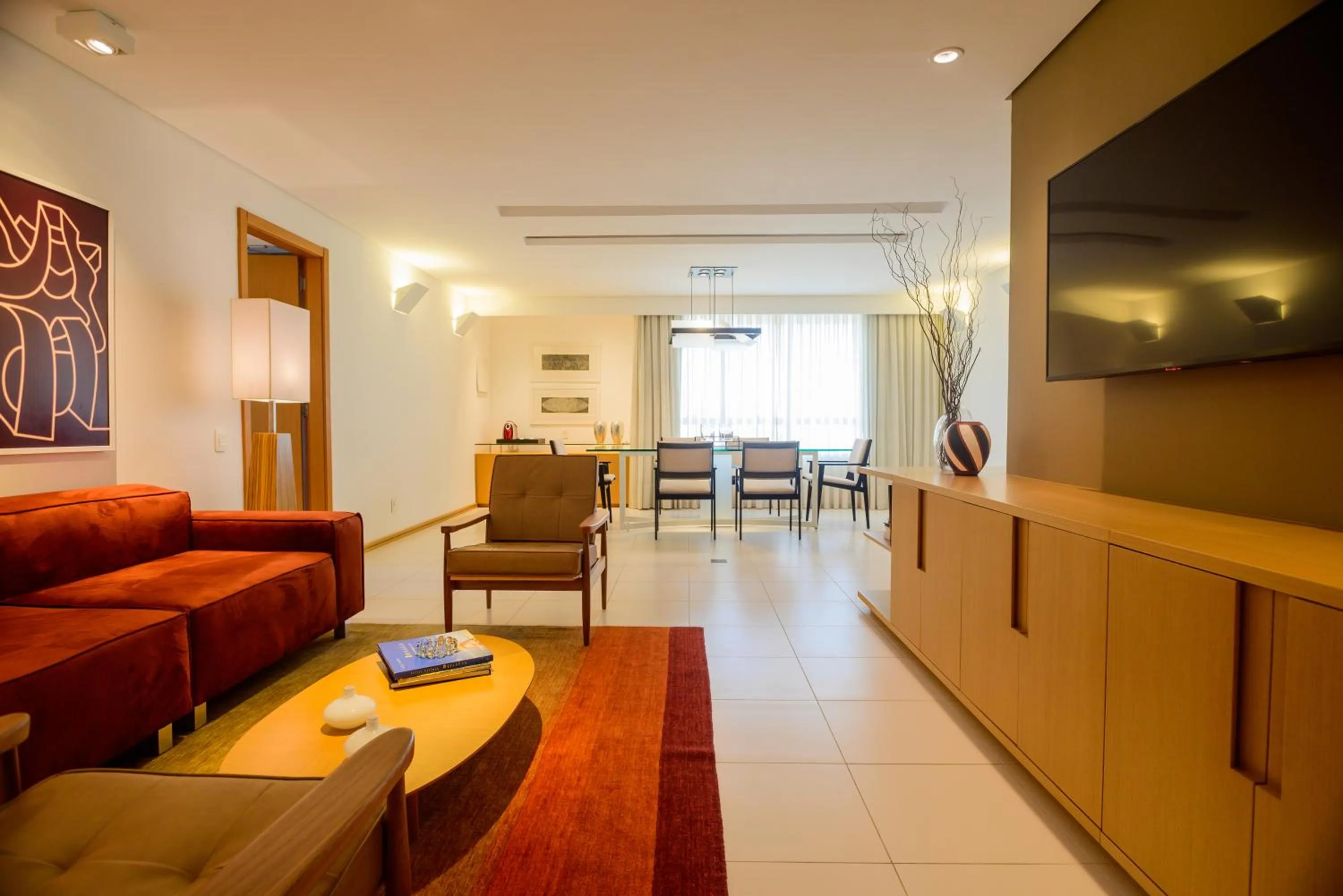 Living room in Hotel Luzeiros São Luis