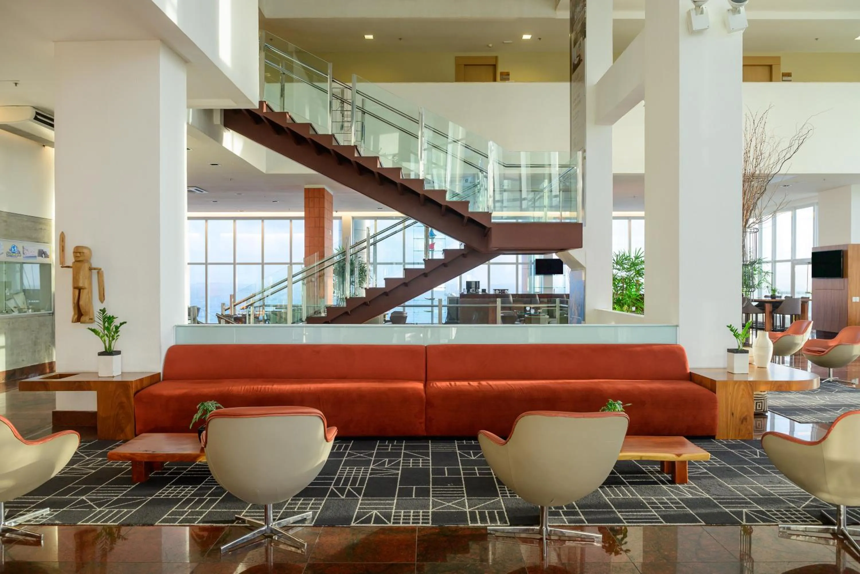 Lobby or reception in Hotel Luzeiros São Luis