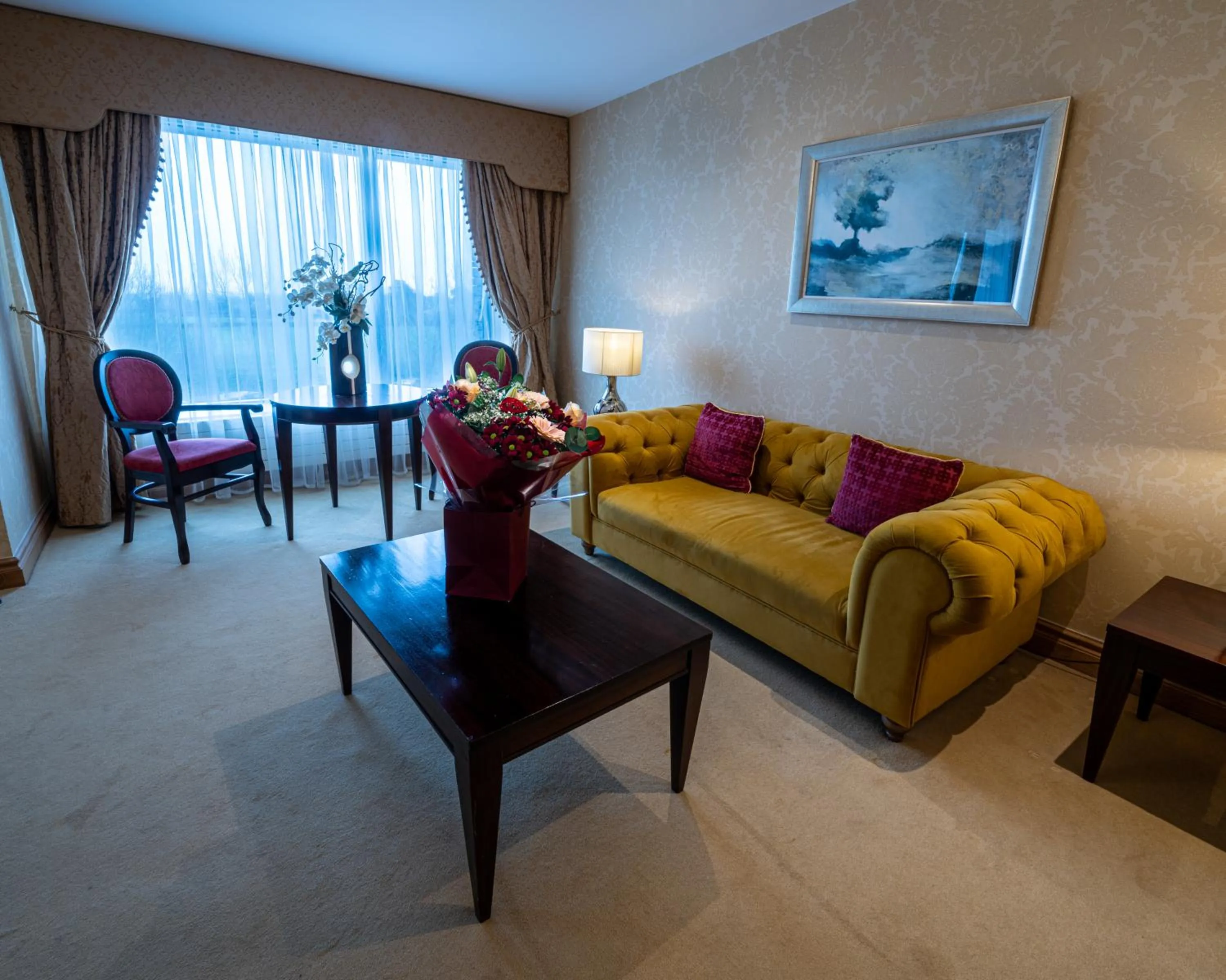 Seating area in Kettles Country House Hotel