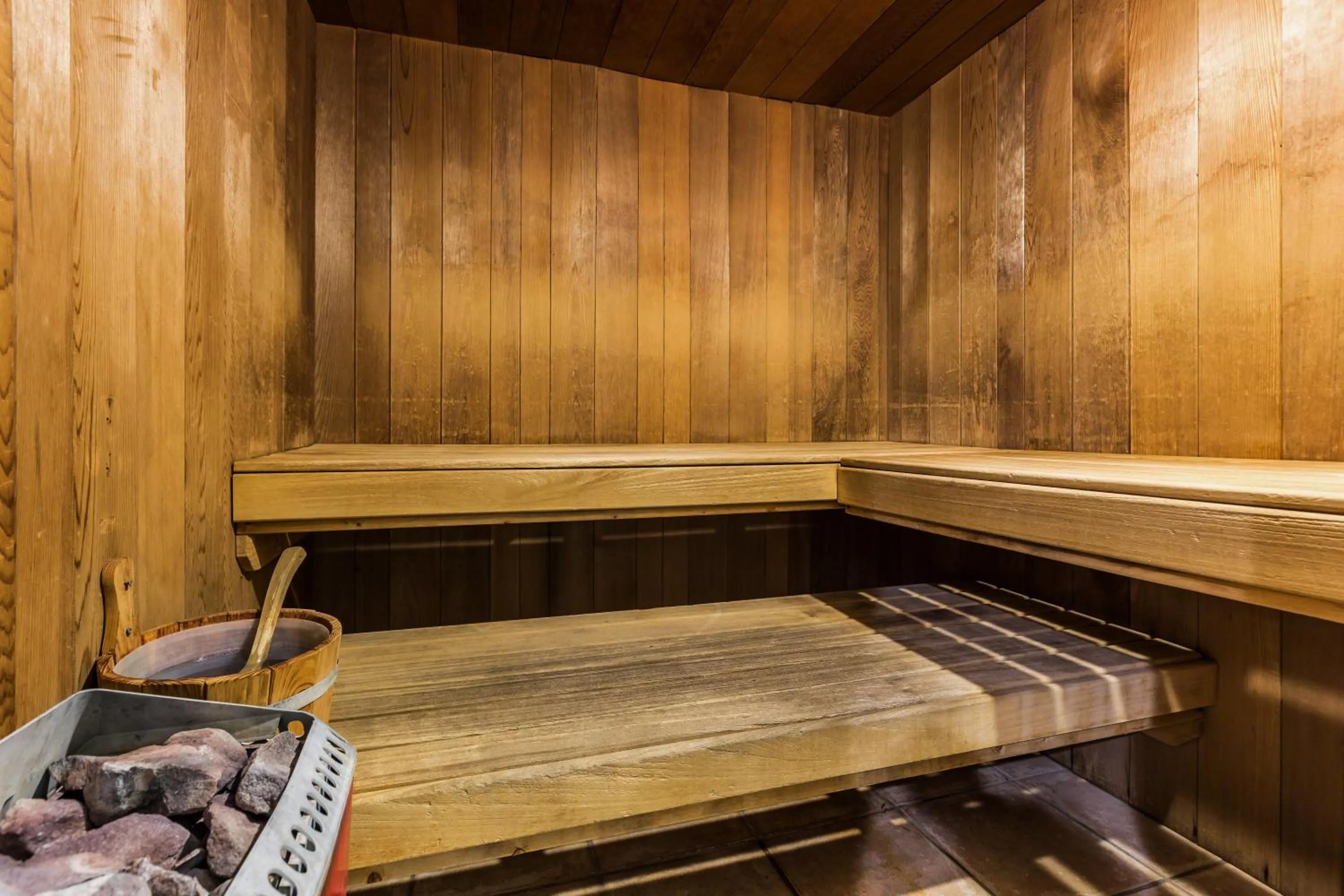 Sauna in Résidence Pierre & Vacances Premium Les Hauts Bois