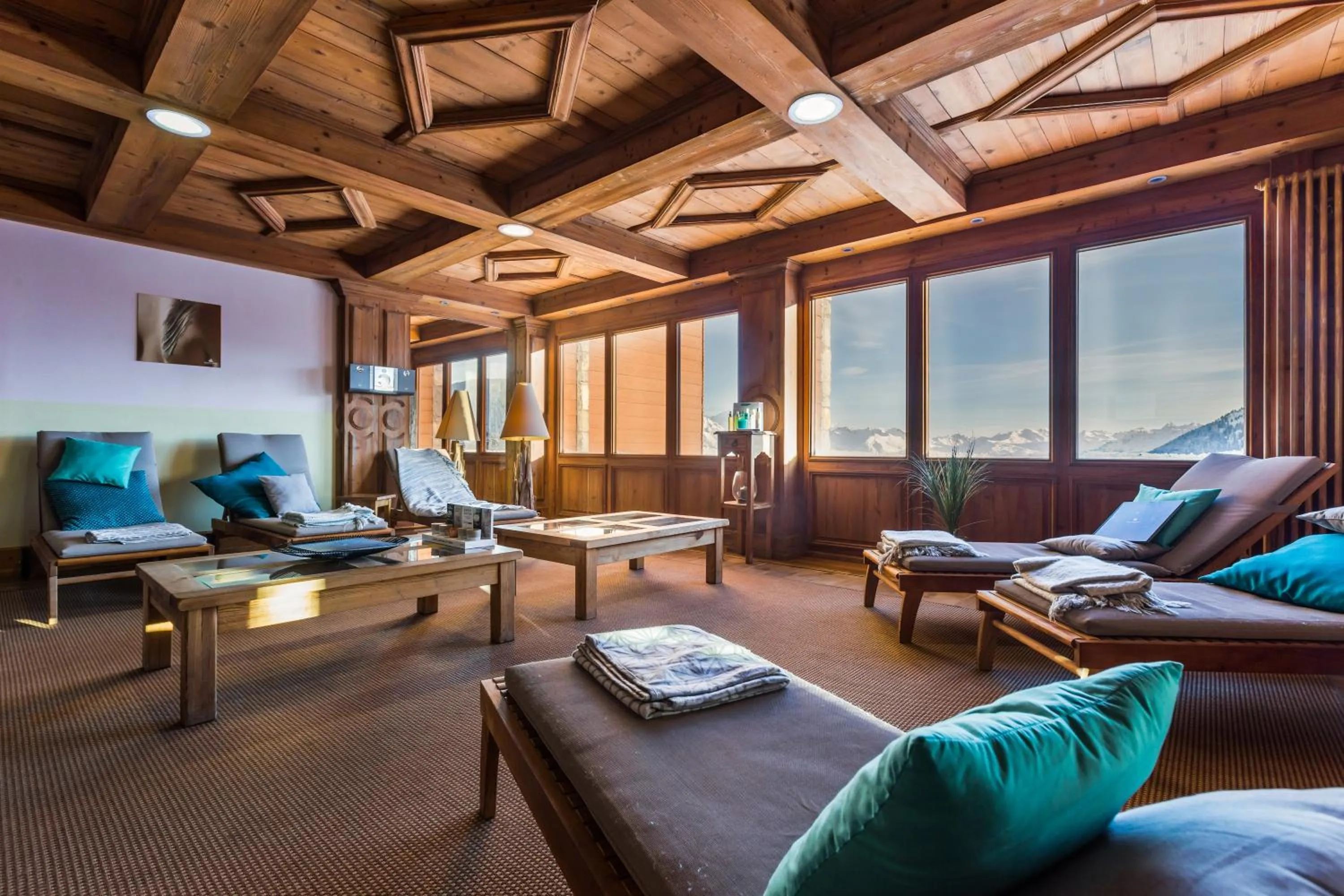 Living room in Résidence Pierre & Vacances Premium Les Hauts Bois