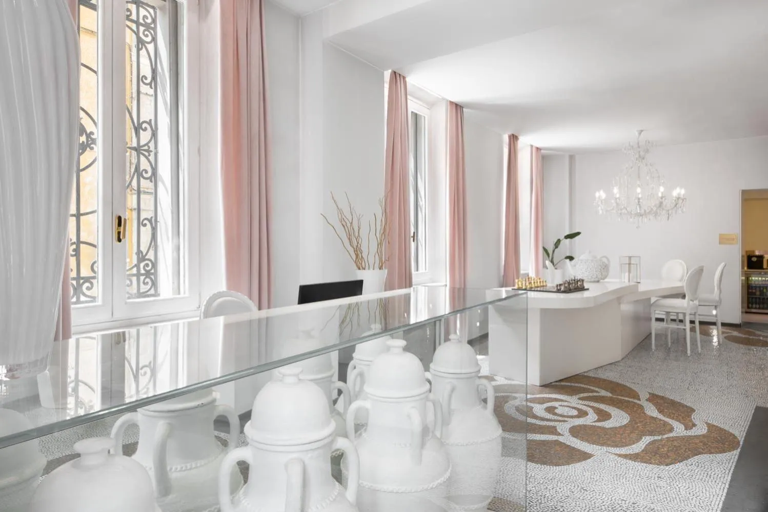 Lobby or reception in Eurostars Florence Boutique