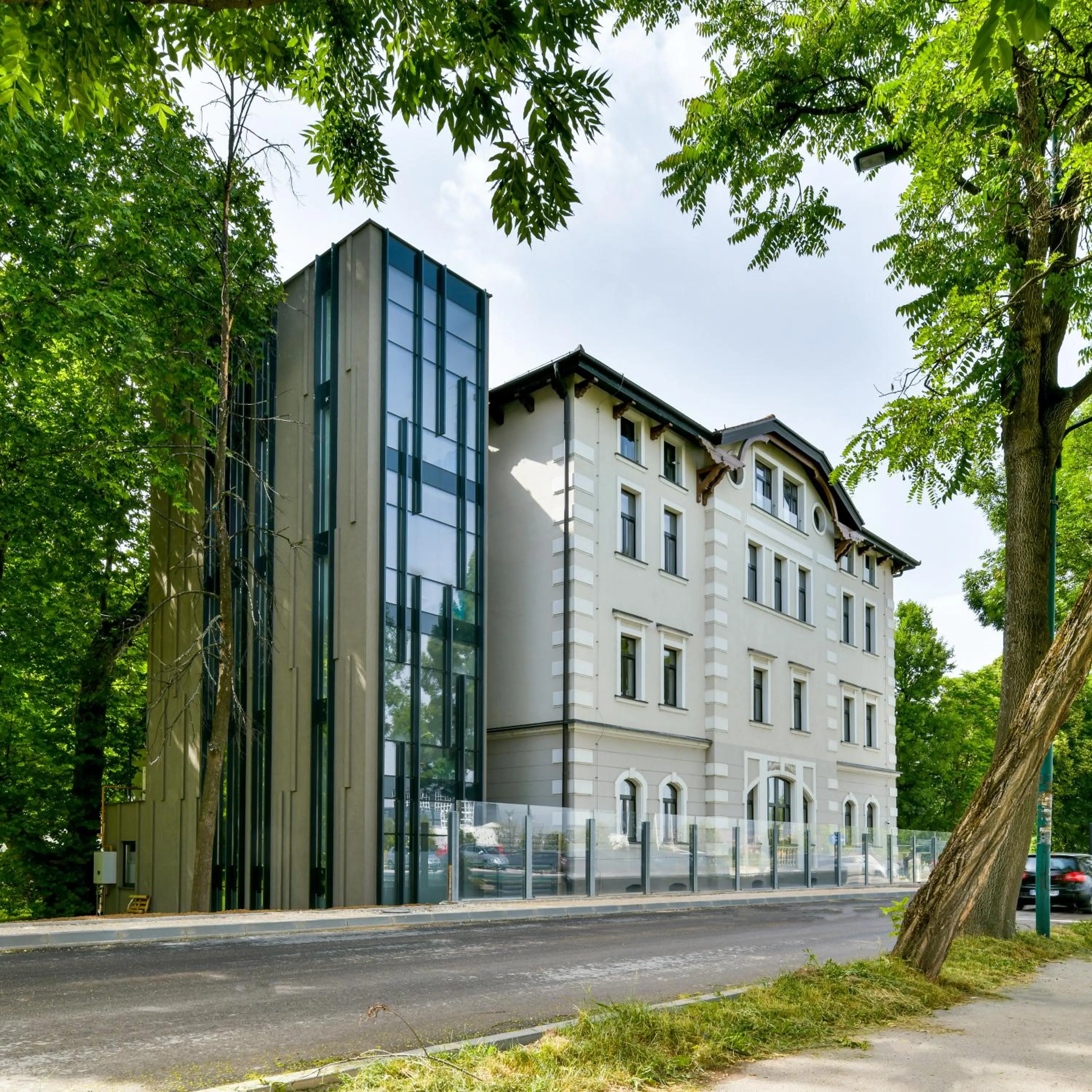 Property building in Heritage Hotel Krone