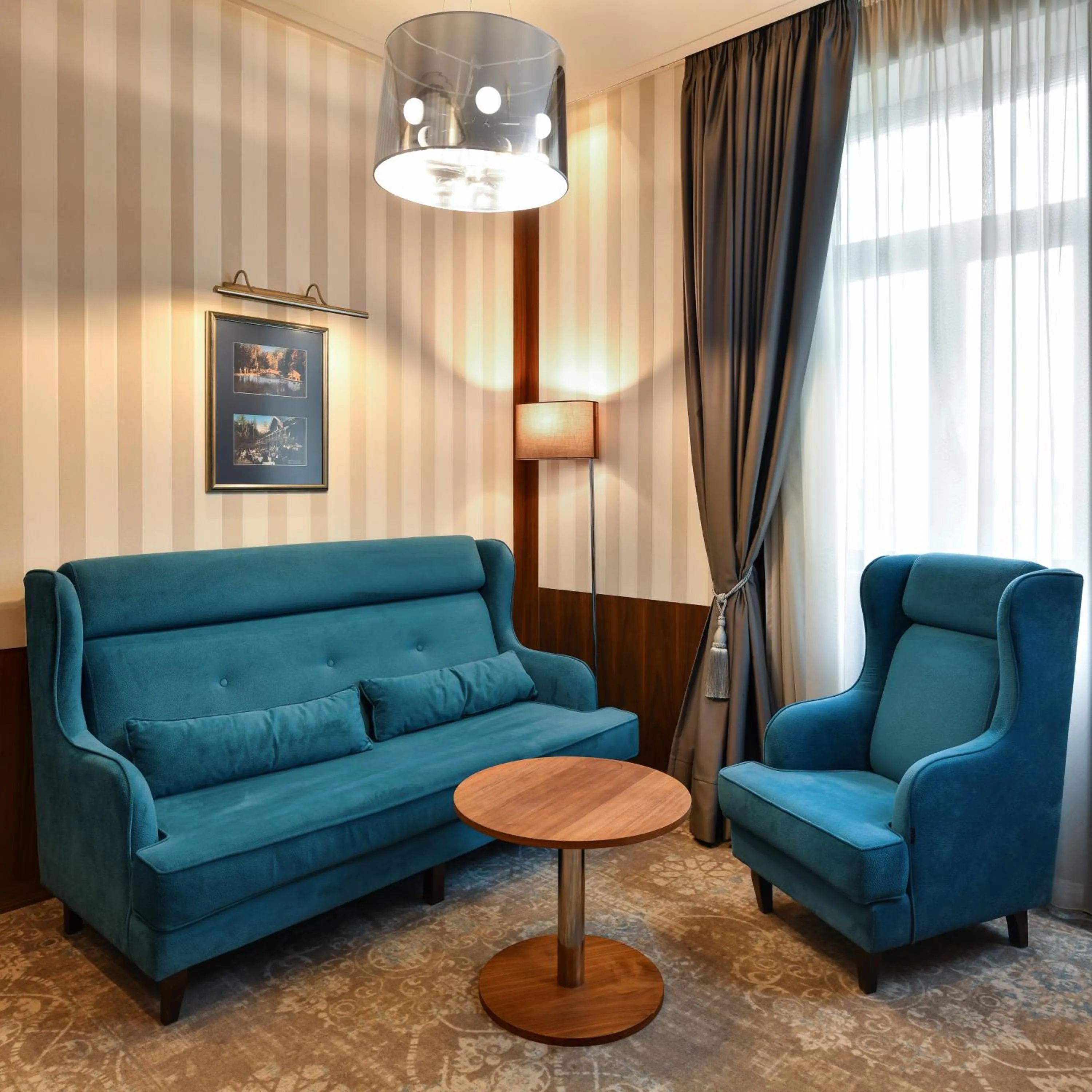 Seating area in Heritage Hotel Krone