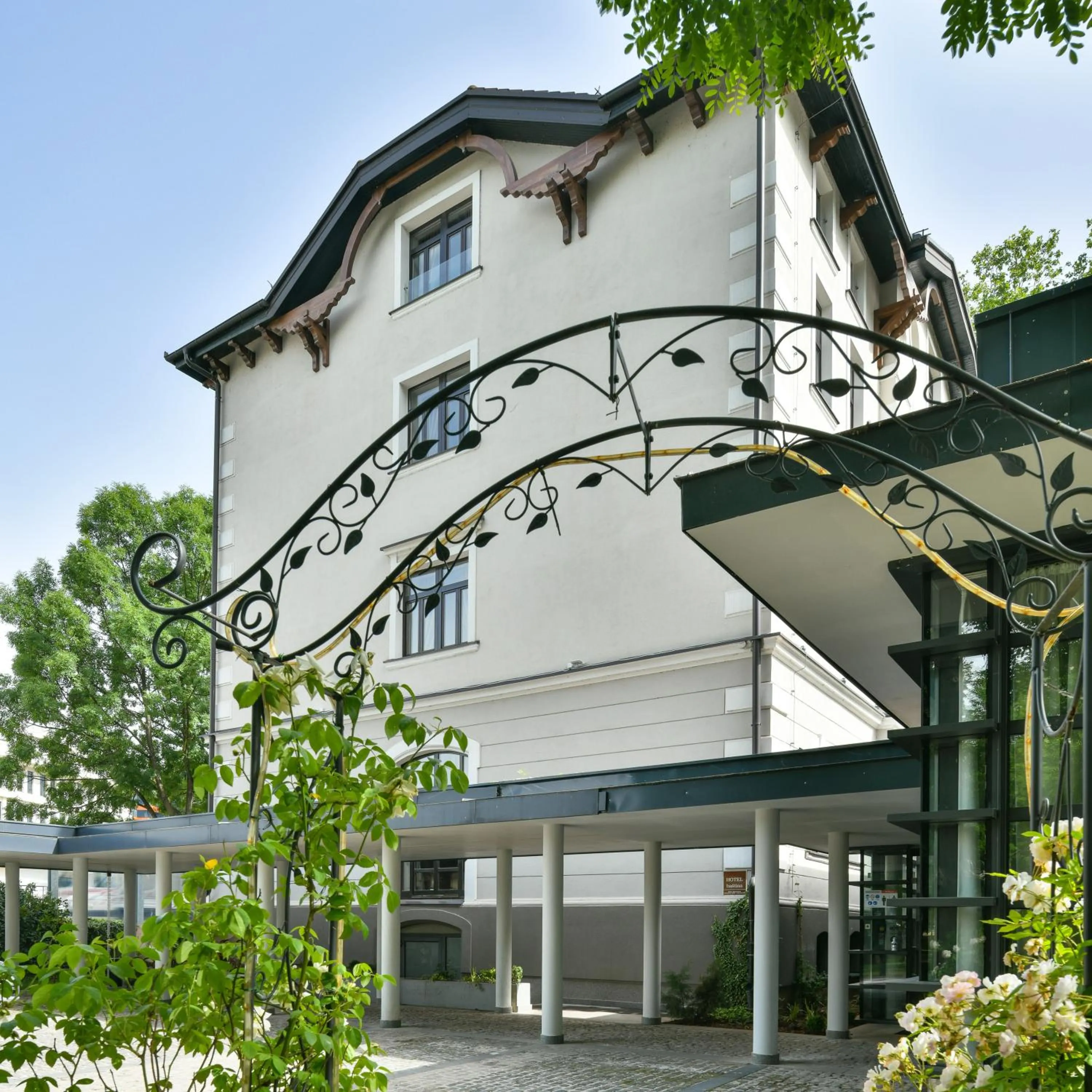 Property building in Heritage Hotel Krone