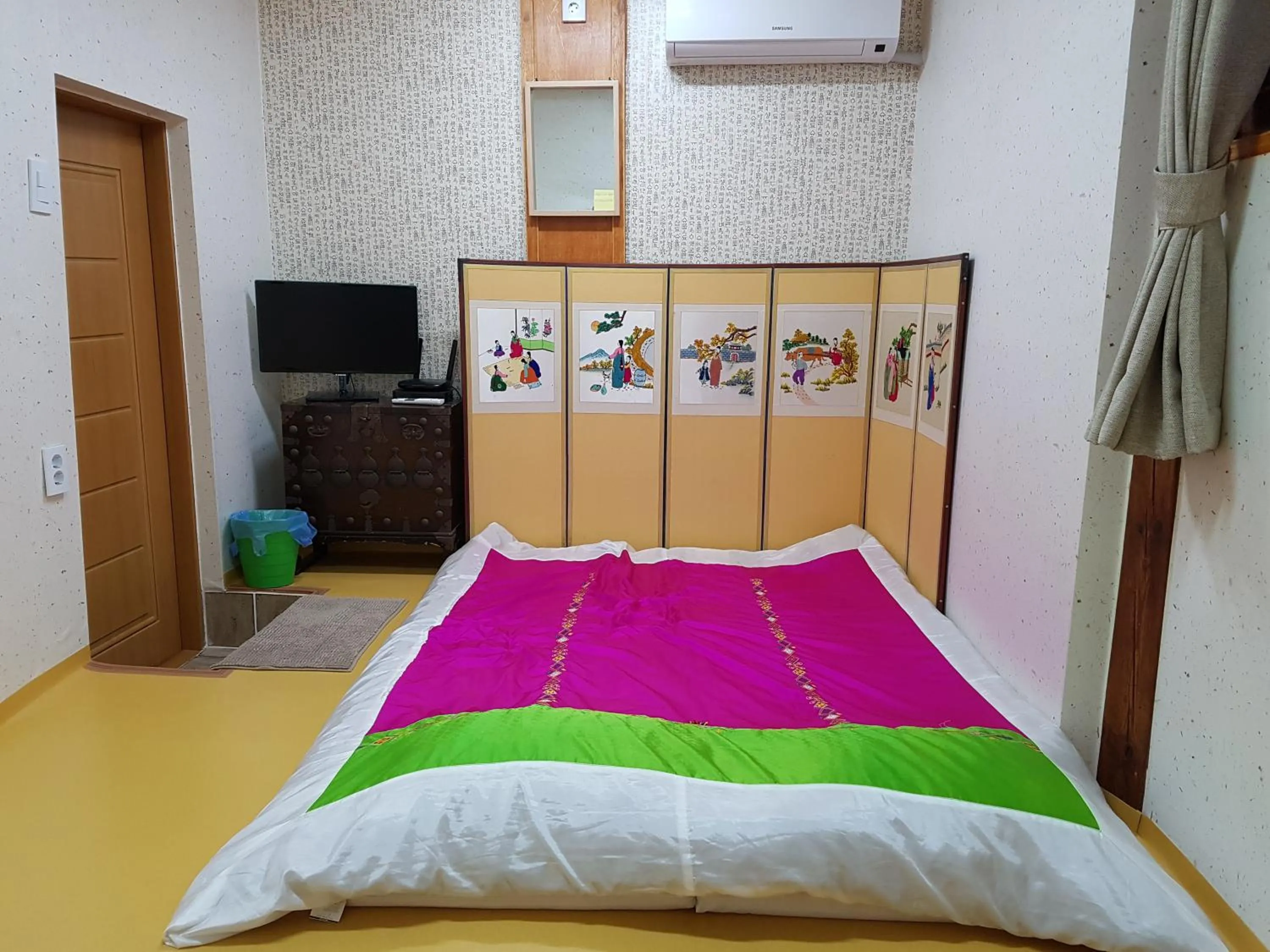 Bed in Dajayon Hanok Stay