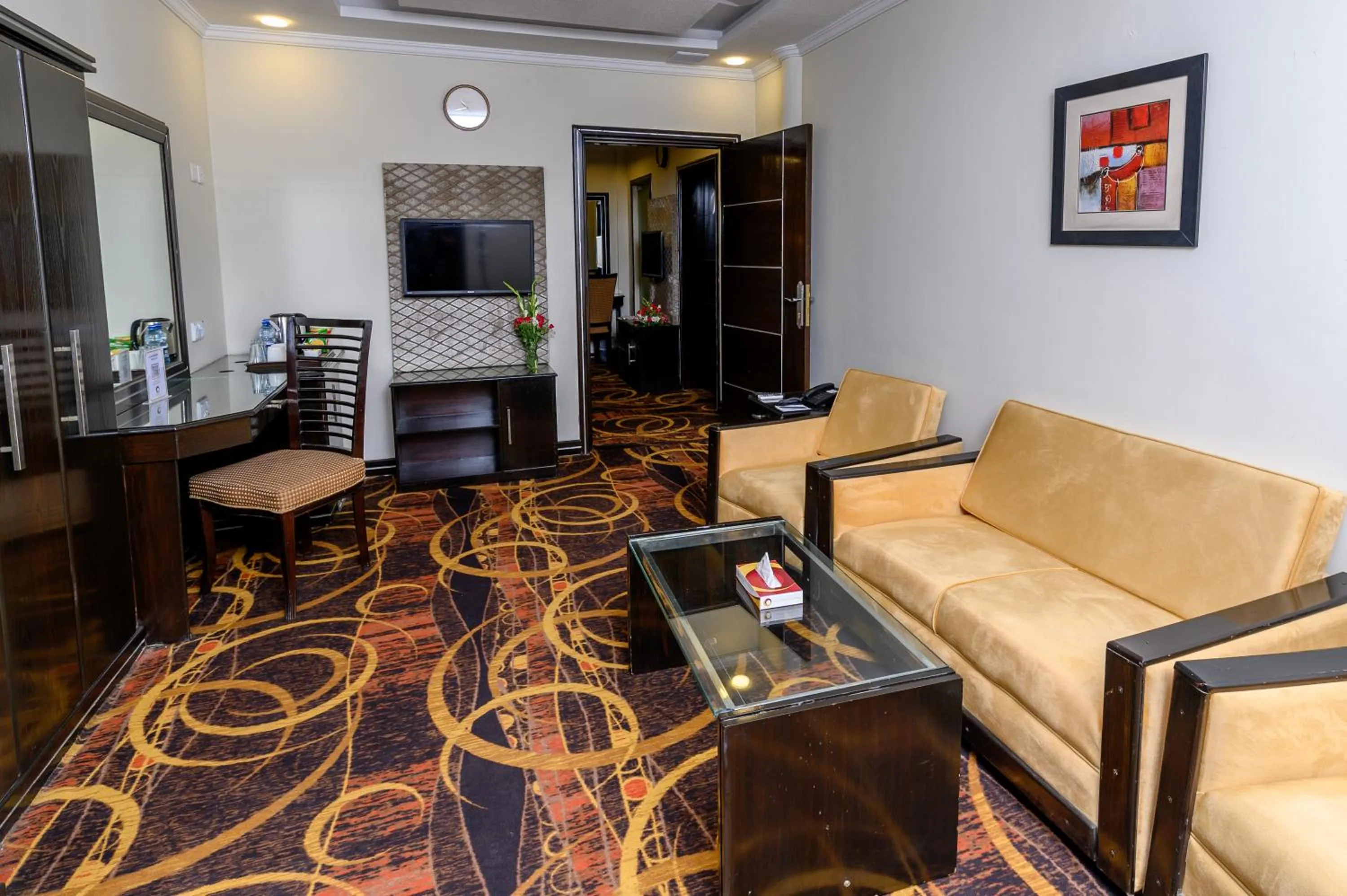 Seating area in Hotel One Abbottabad