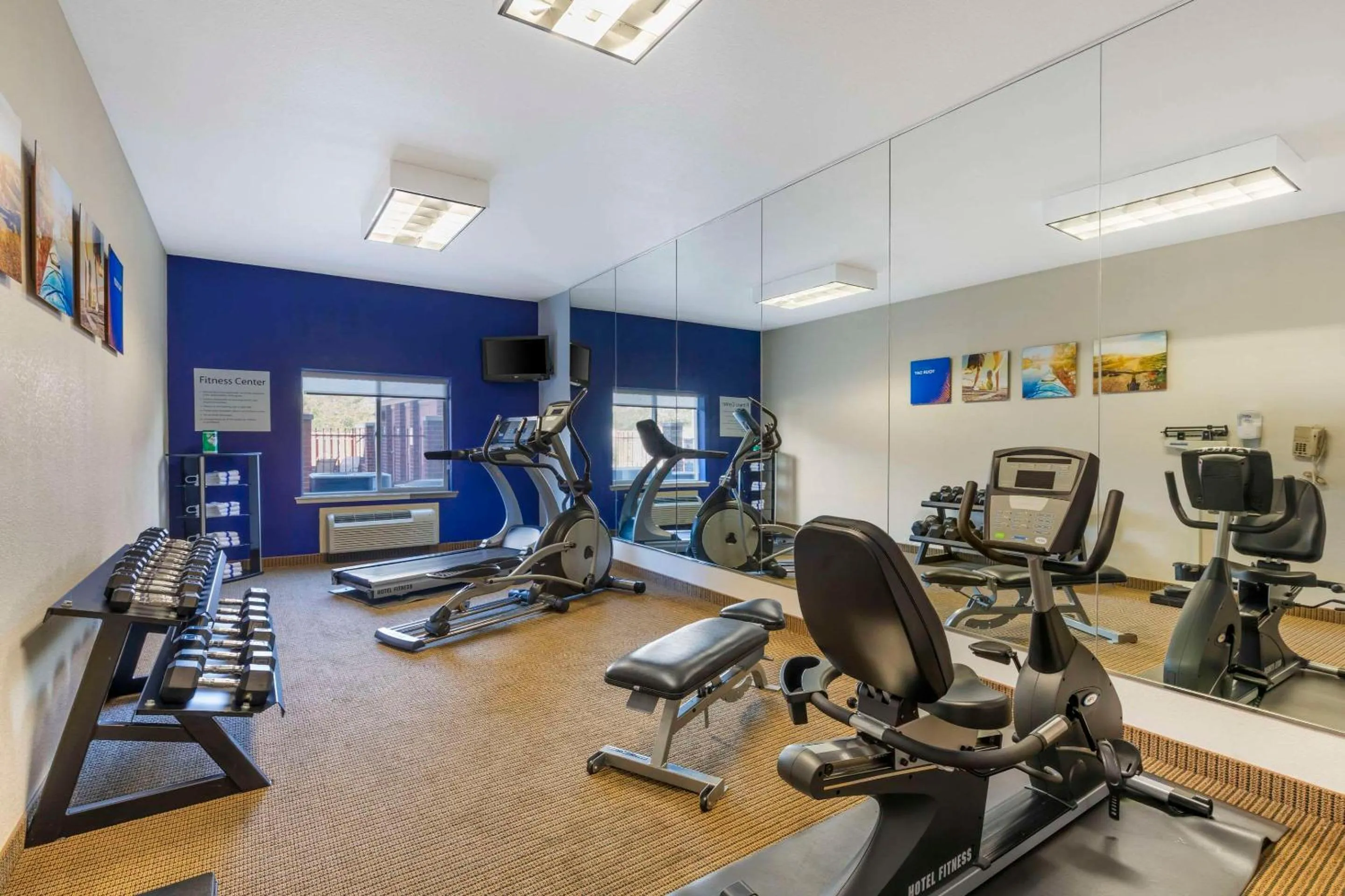 Fitness centre/facilities in Comfort Inn & Suites Mexia
