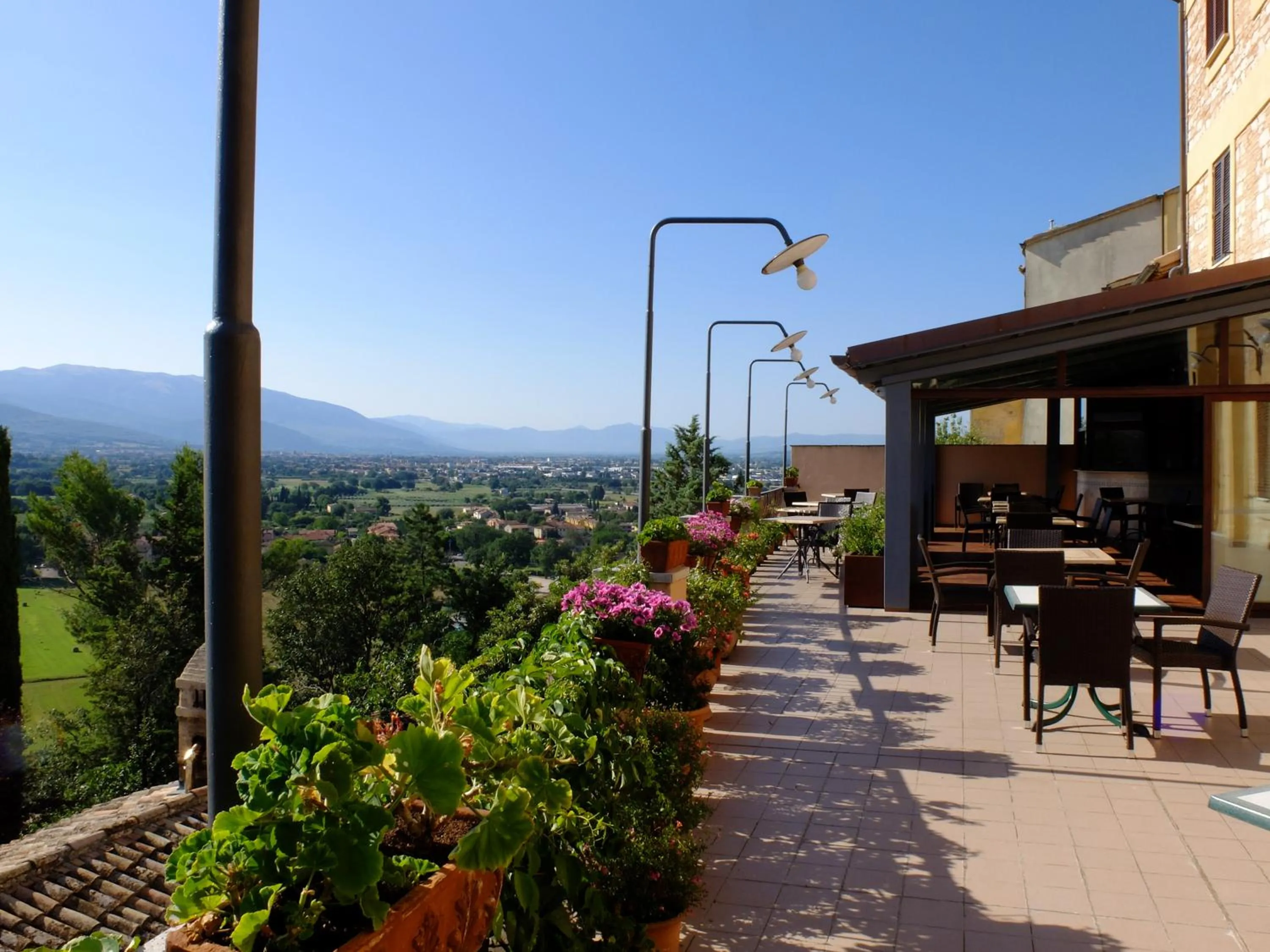 Balcony/Terrace in Albergo Il Cacciatore
