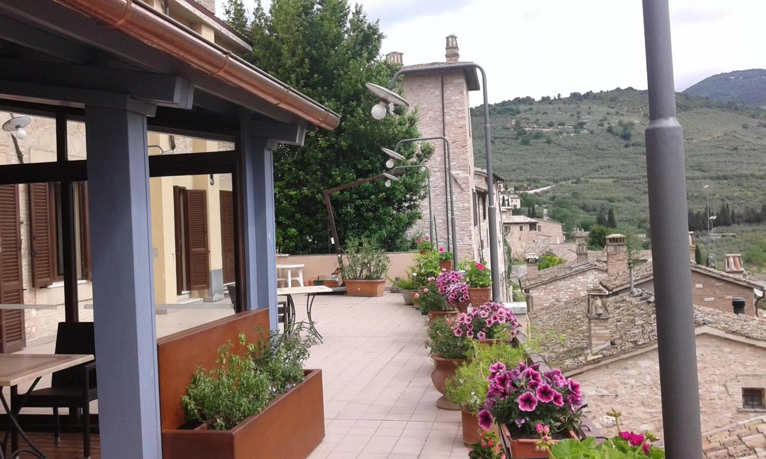 Balcony/Terrace in Albergo Il Cacciatore