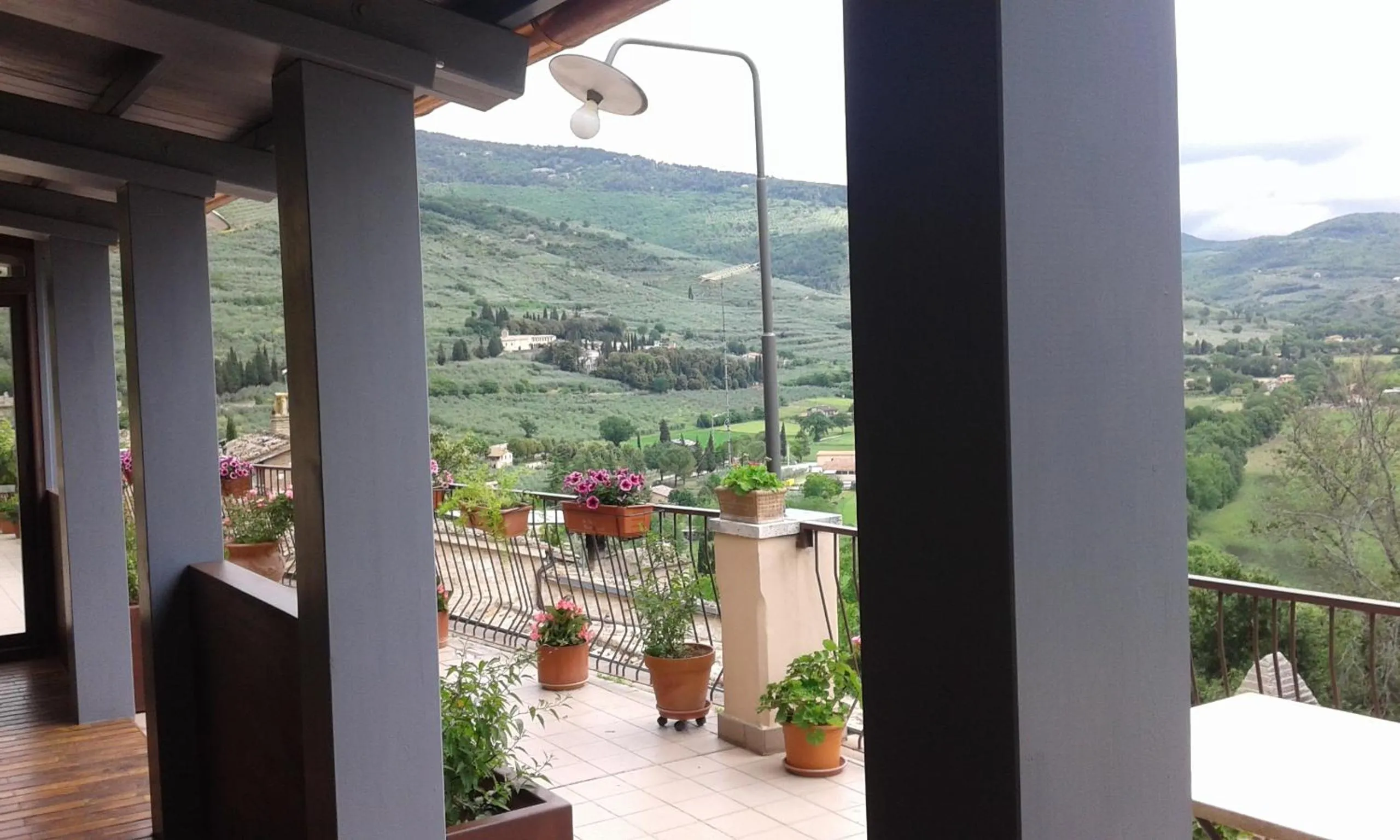 Balcony/Terrace in Albergo Il Cacciatore