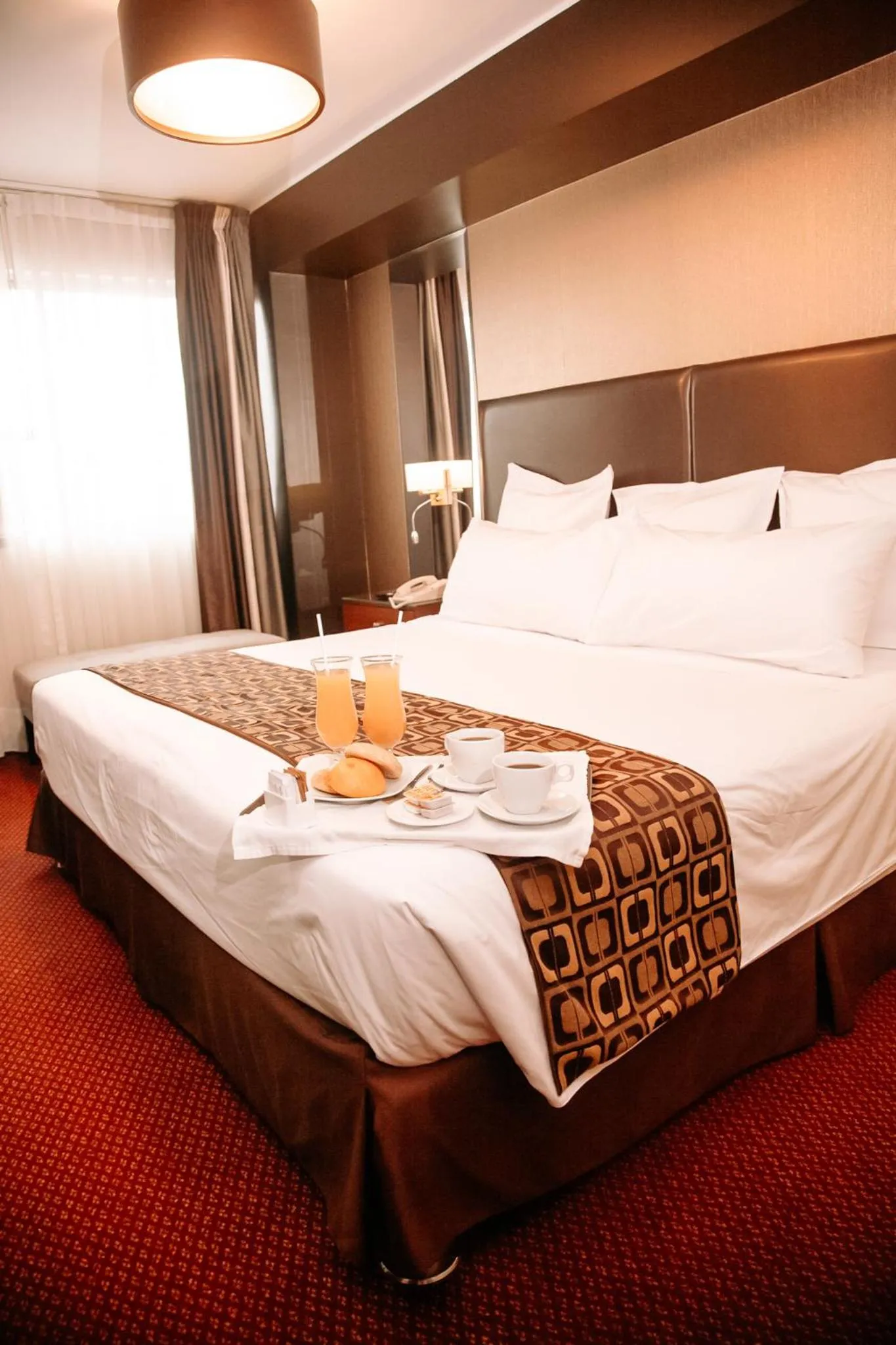 Bedroom, Bed in Hotel Carrera