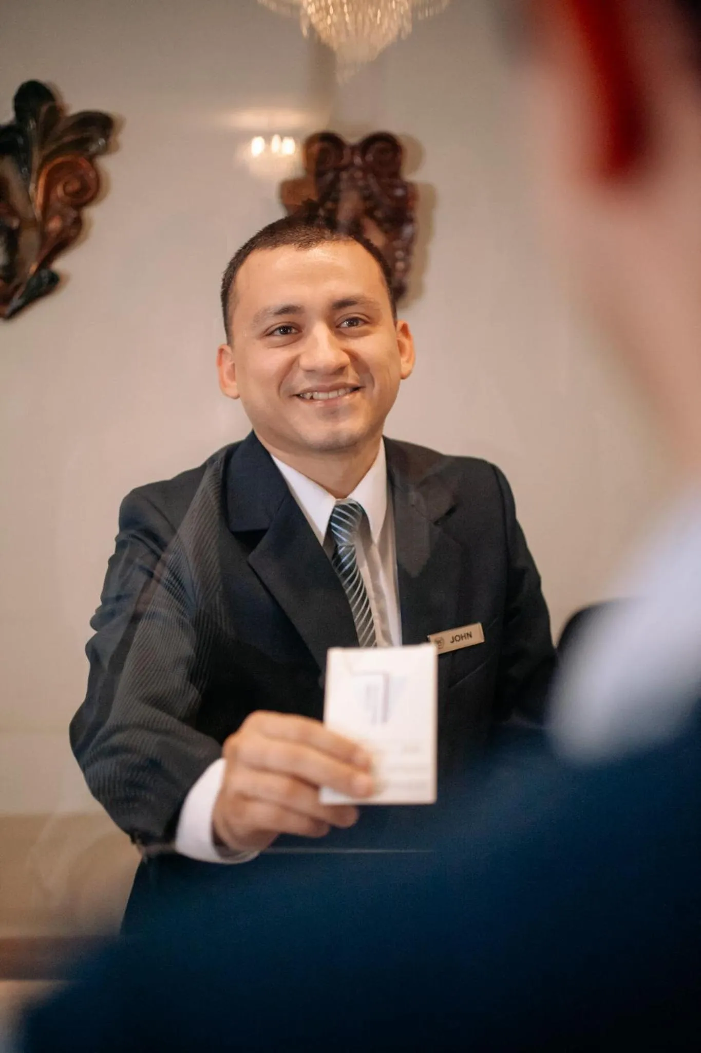 Lobby or reception in Hotel Carrera