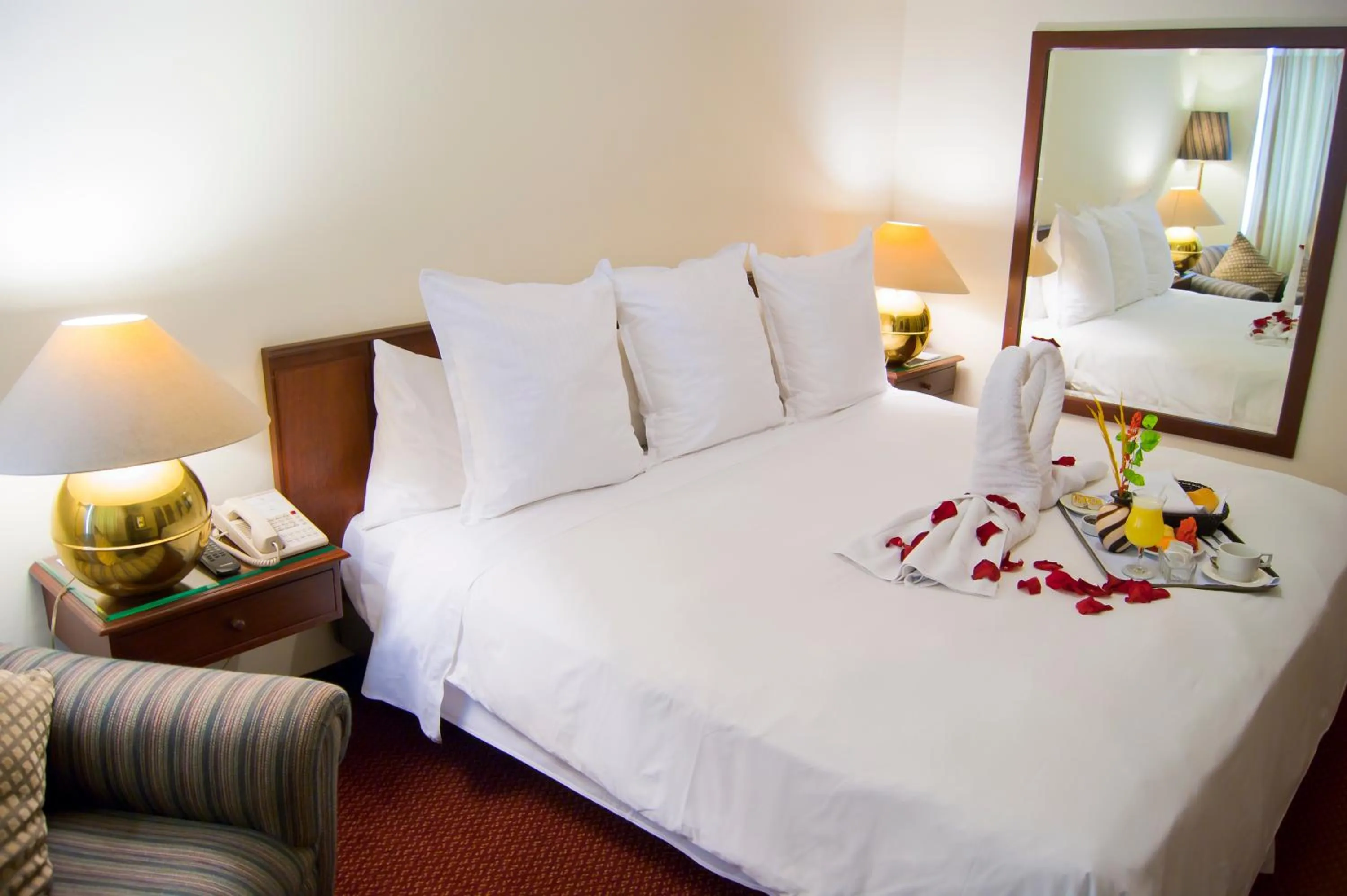 Bed in Hotel Carrera