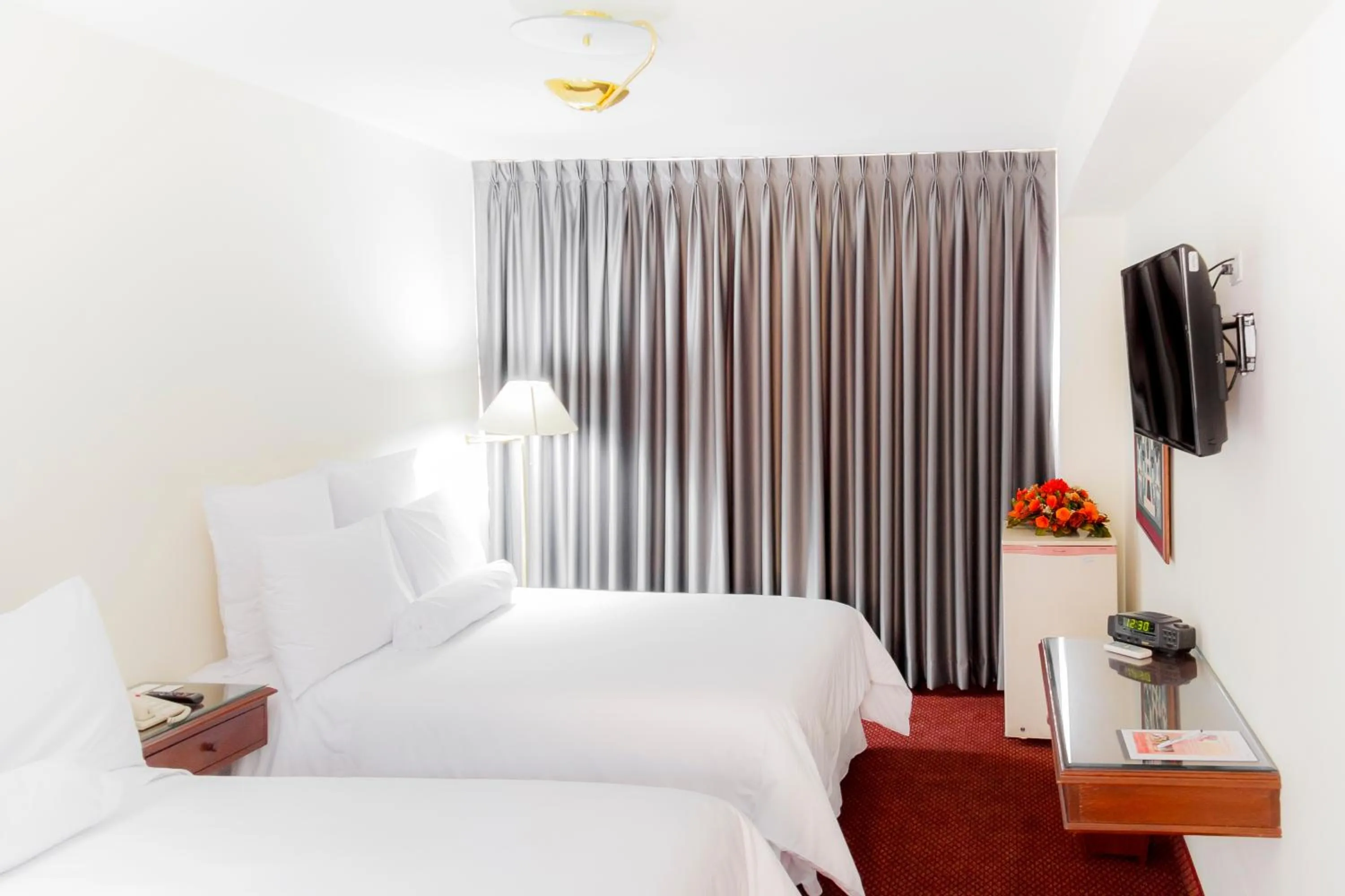 Bed in Hotel Carrera