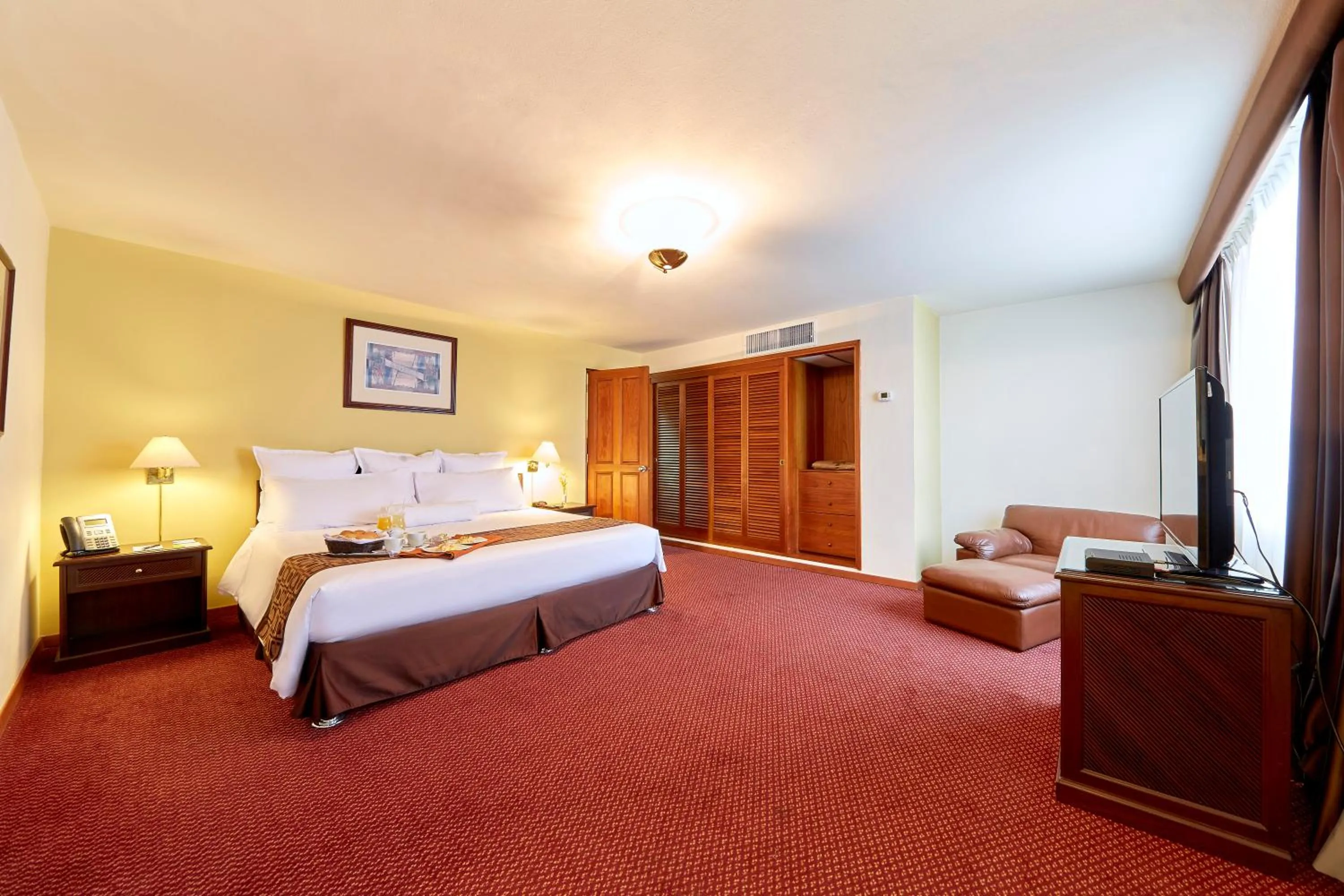 Bedroom, Bed in Hotel Carrera