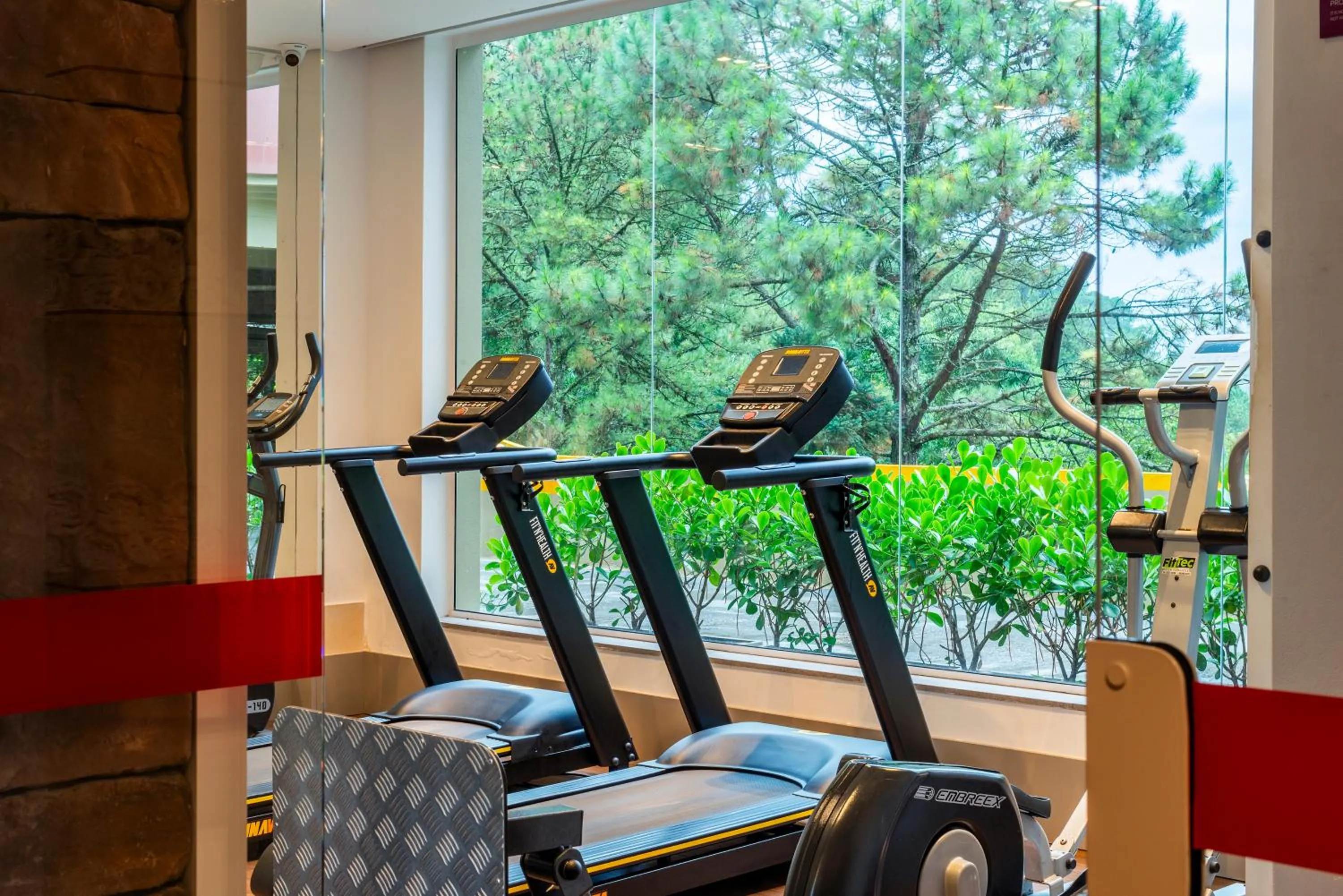Fitness centre/facilities in Hotel Laghetto Siena Gramado