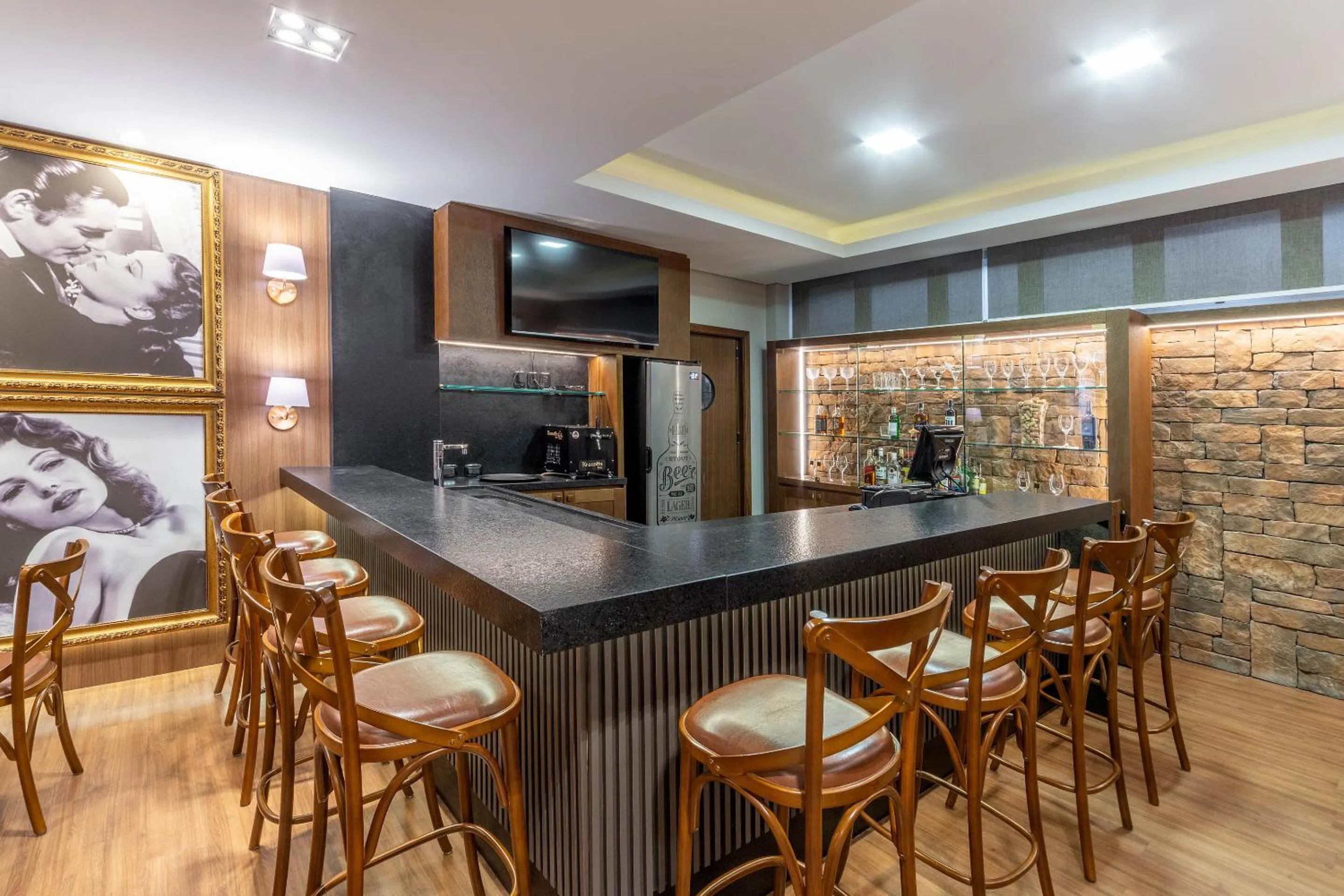 Lounge or bar in Hotel Laghetto Siena Gramado