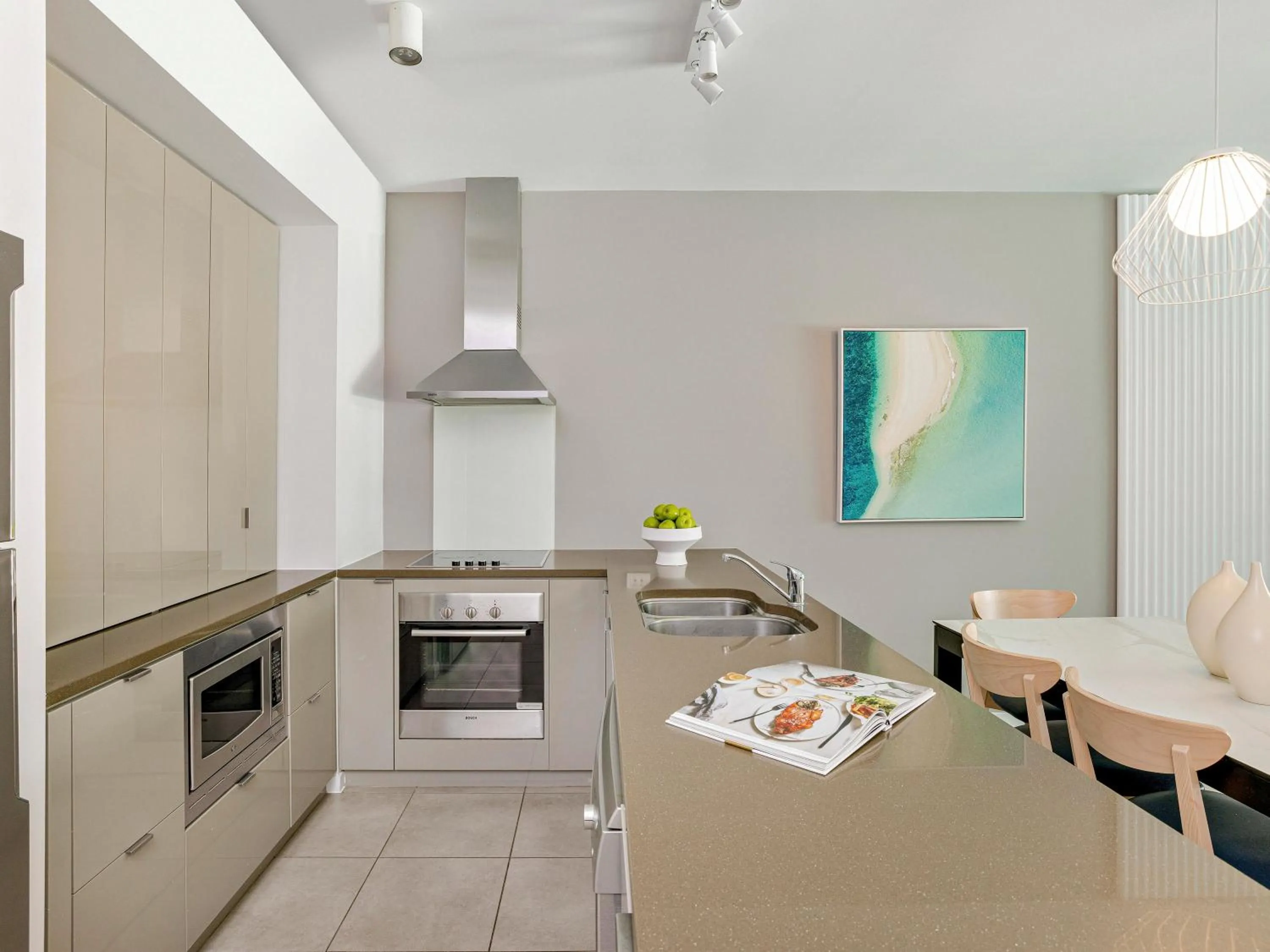 kitchen in Peppers Beach Club