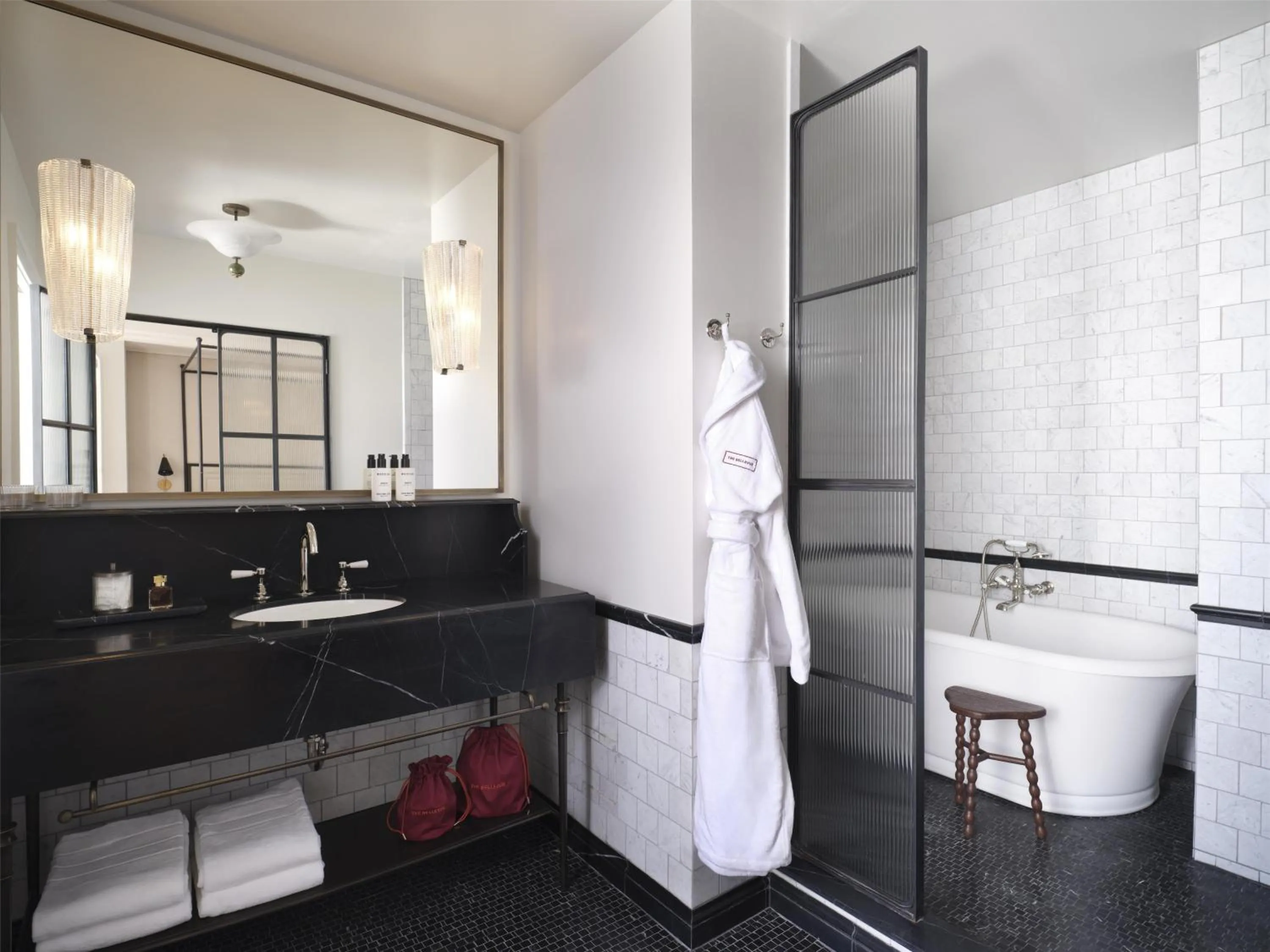 Bathroom in The Bellevue Hotel, in the Unbound Collection by Hyatt
