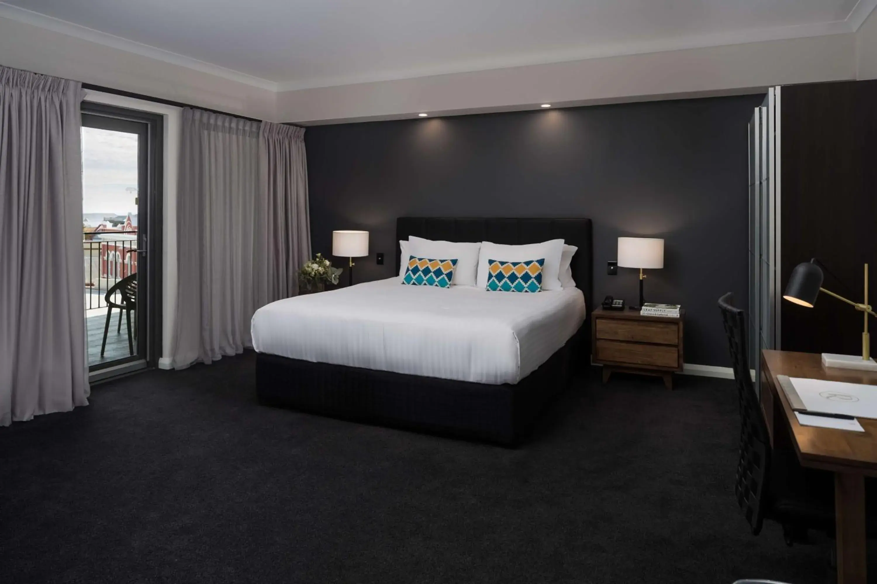 Deluxe King Suite with Spa Bath in Esplanade Hotel Fremantle - by Rydges Deluxe King Suite with Spa Bath in Esplanade Hotel Fremantle - by Rydges