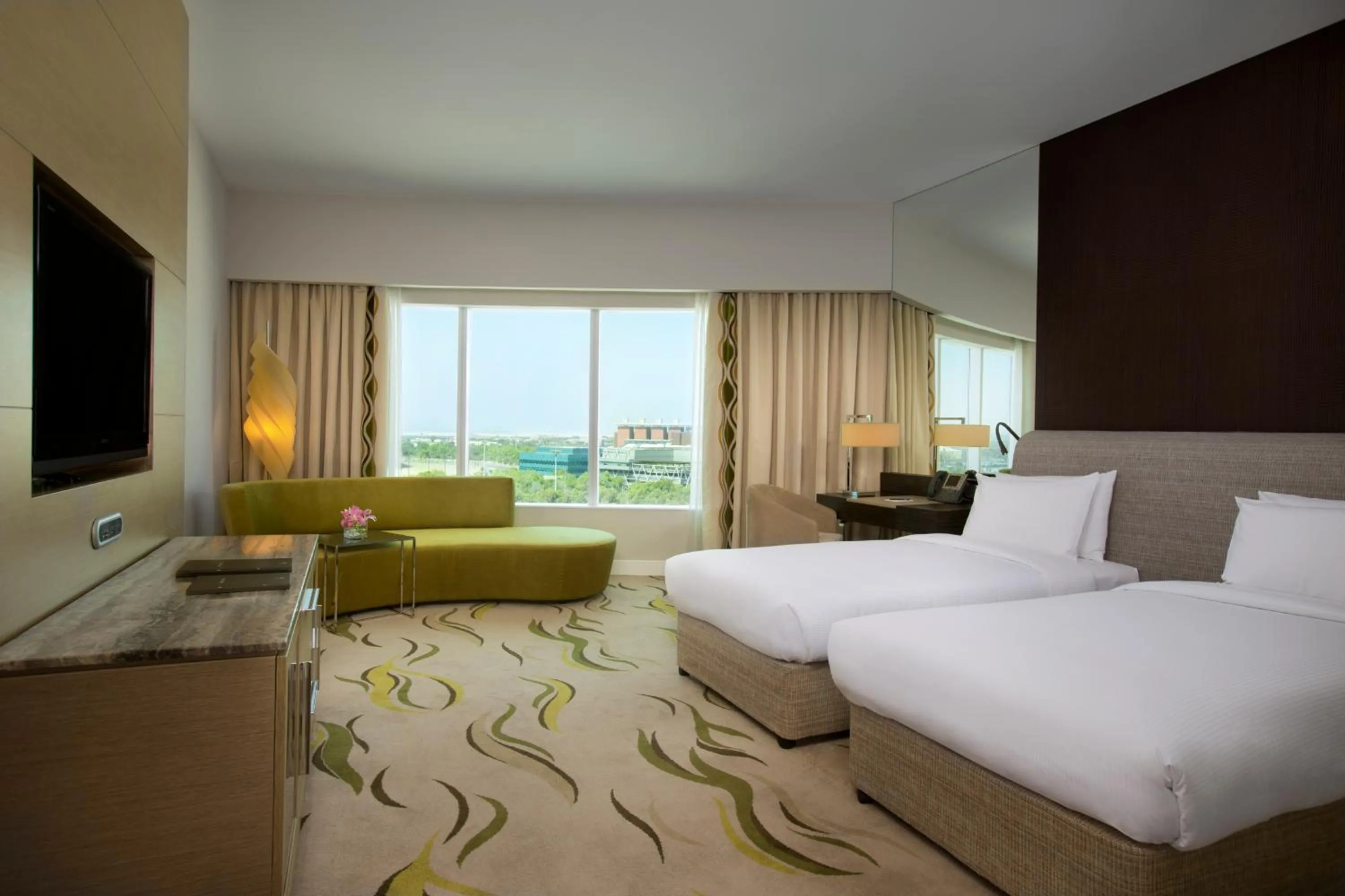 Deluxe Room with Two Twin Beds in Millennium Al Rawdah Hotel