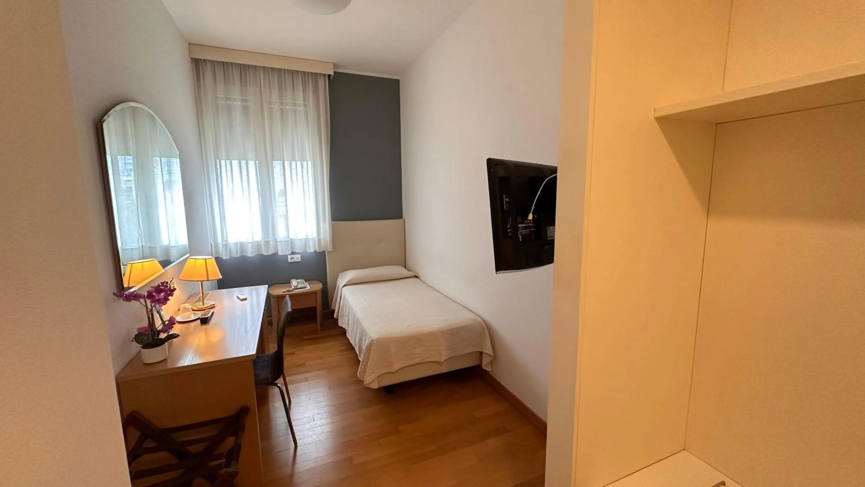 Photo of the whole room, Bed in Hotel Ristorante Primavera