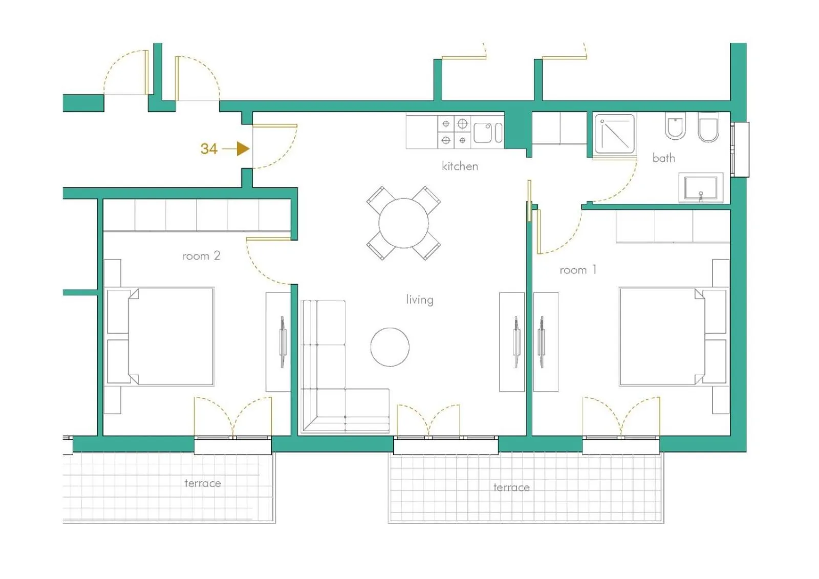 Photo of the whole room in Harvey Suites Hotel & Residence