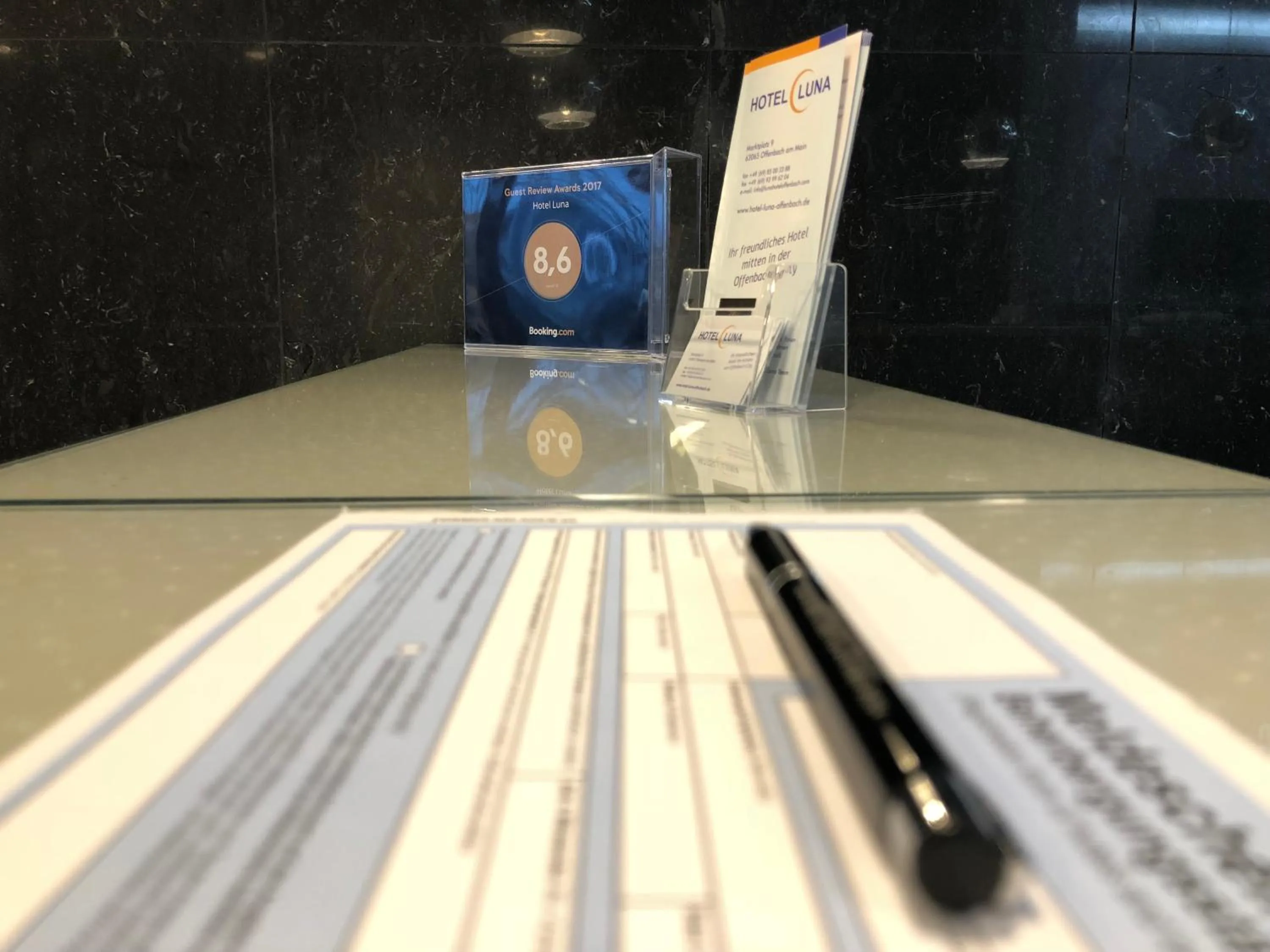 Lobby or reception in Hotel Luna