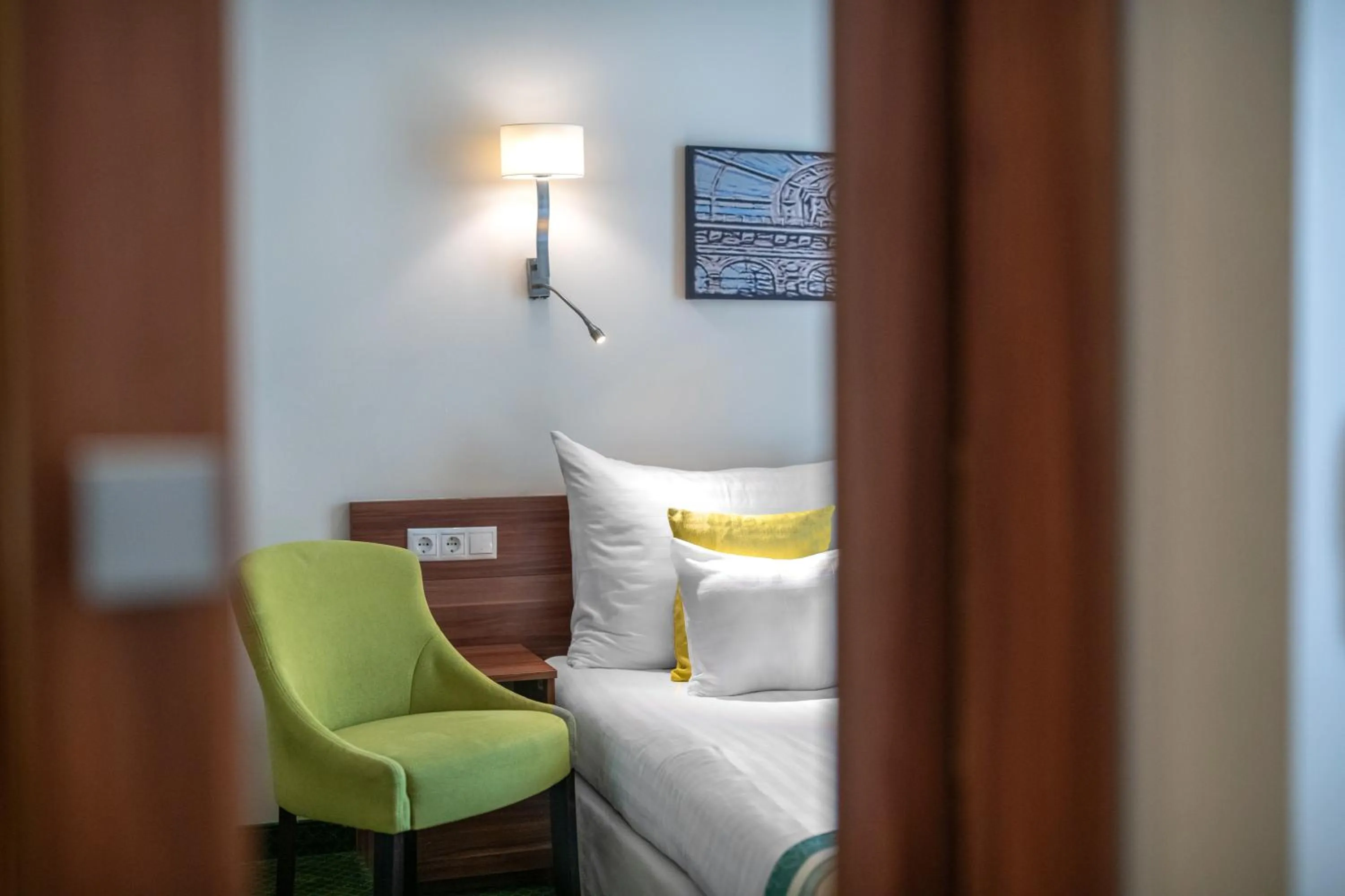 Bed in Hotel President