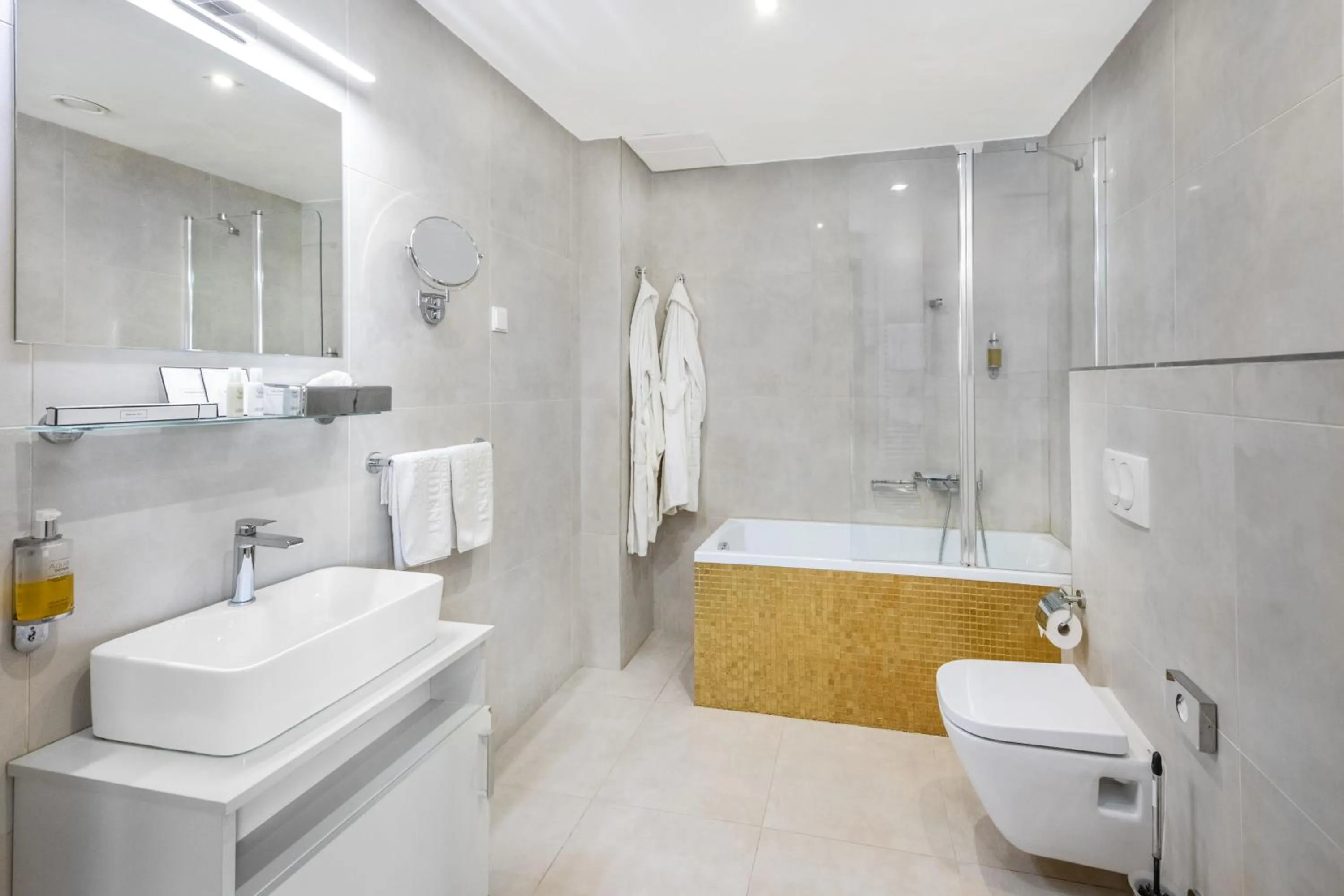 Toilet in Hotel President