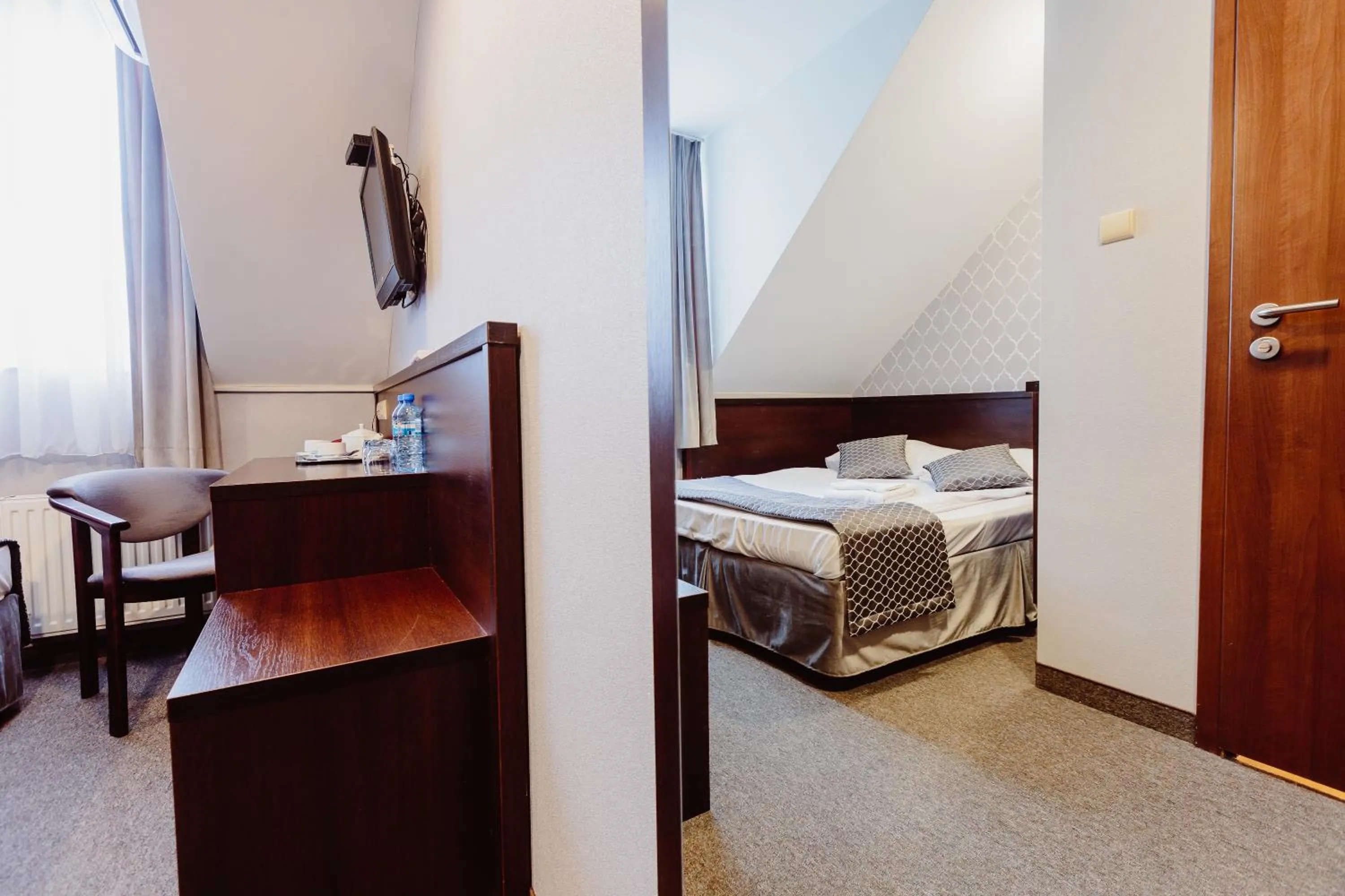 Bed in Hotel Fero Express POKOJE KLIMATYZOWANE AC